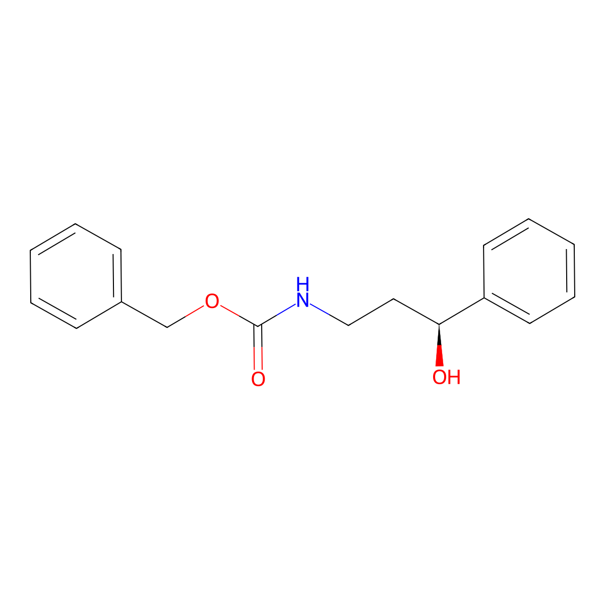 benzyl N-[(3S)-3-hydroxy-3-phenylpropyl]carbamate molecular structure, CAS 2679816-56-7