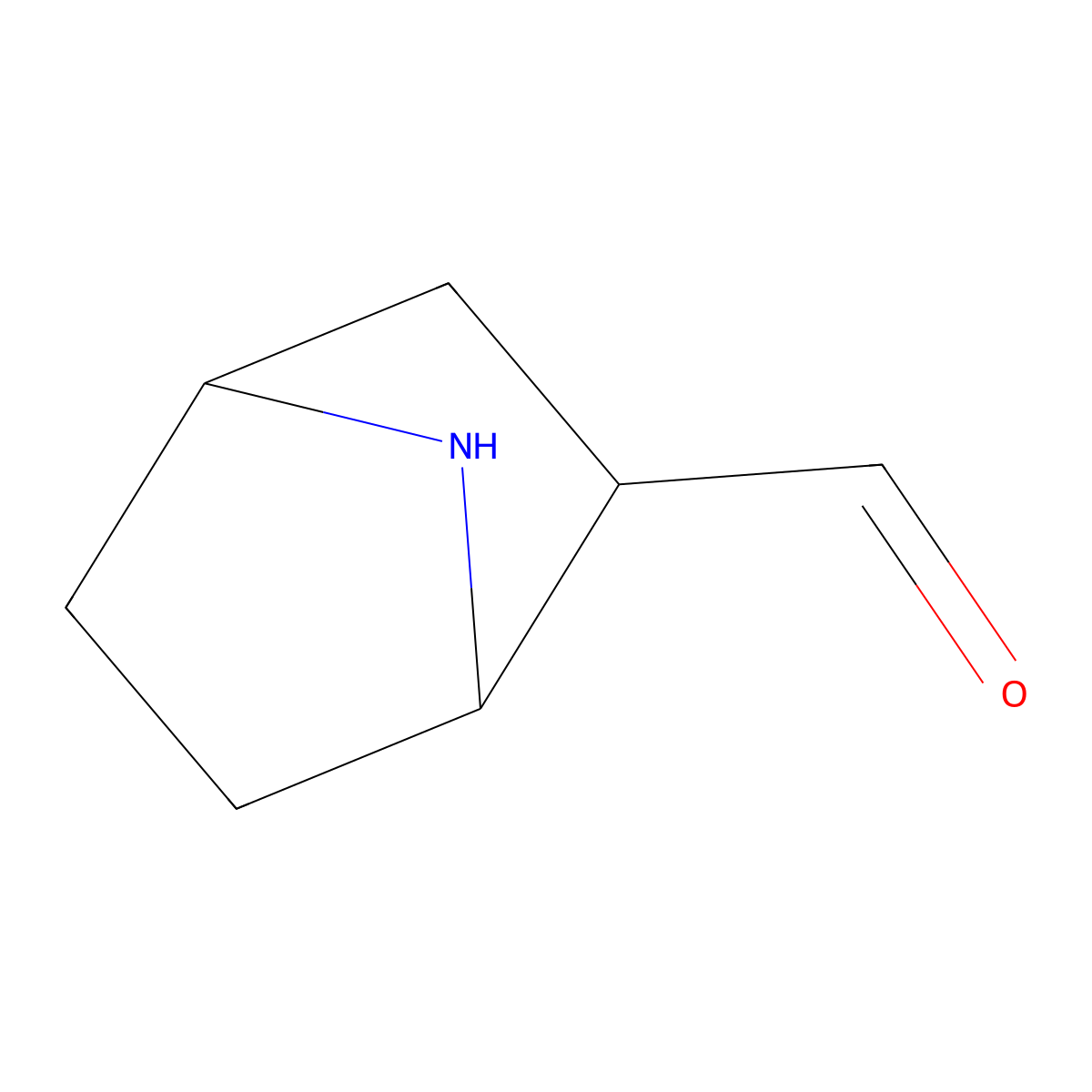 rac-(1R,2S,4S)-7-azabicyclo[2.2.1]heptane-2-carbaldehyde molecular structure, CAS 2679826-23-2