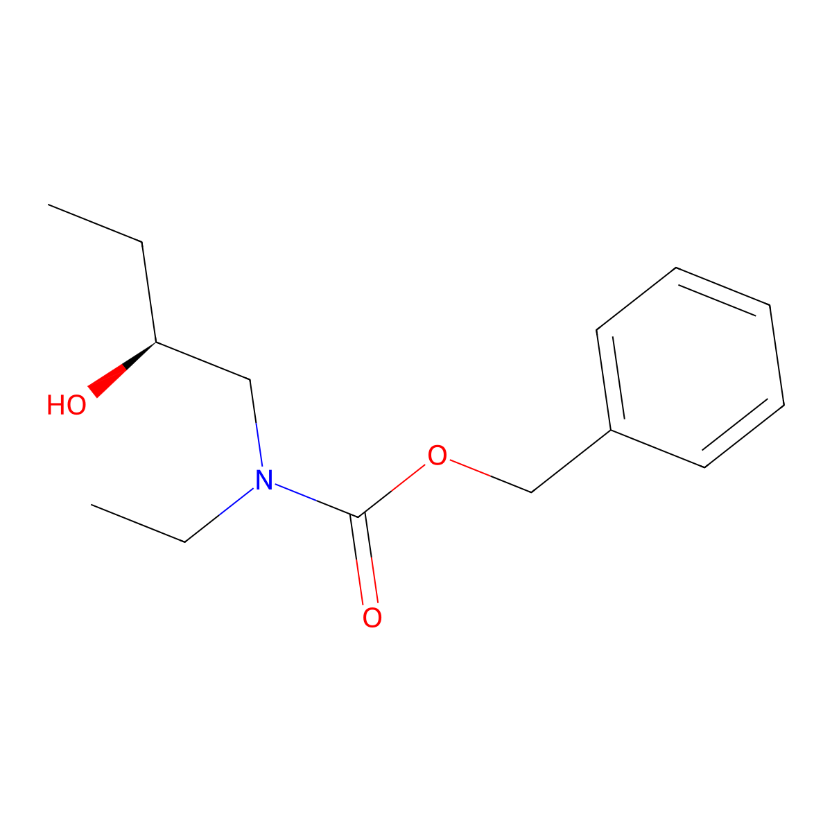 benzyl N-ethyl-N-[(2S)-2-hydroxybutyl]carbamate molecular structure, CAS 2679826-26-5