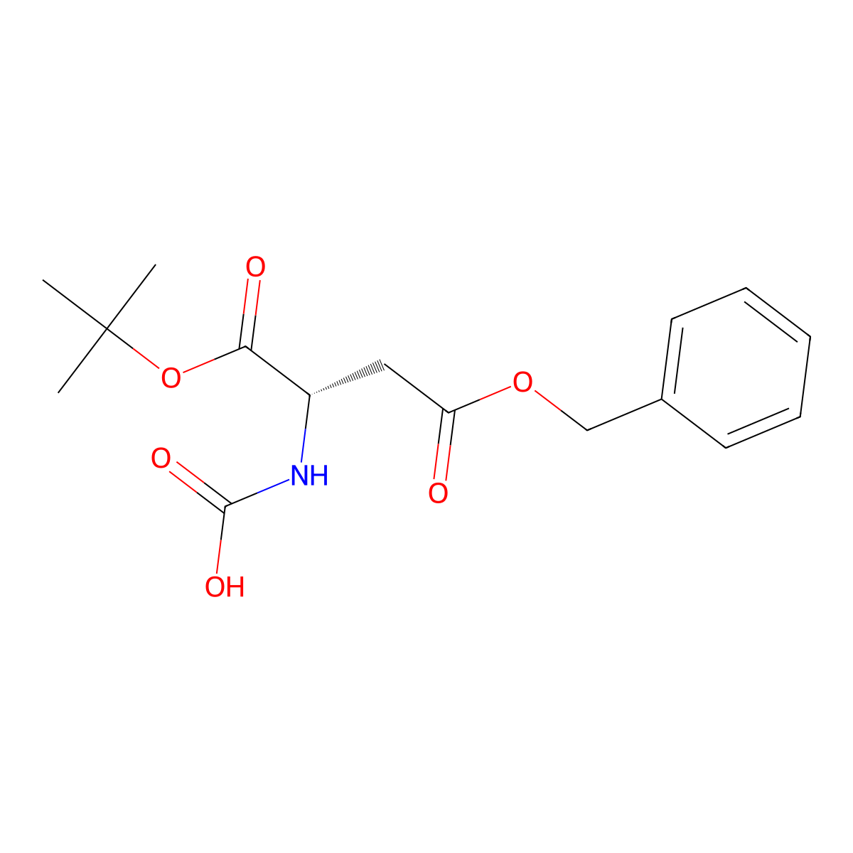 [(2S)-4-(benzyloxy)-1-(tert-butoxy)-1,4-dioxobutan-2-yl]carbamic acid molecular structure, CAS 2679826-48-1