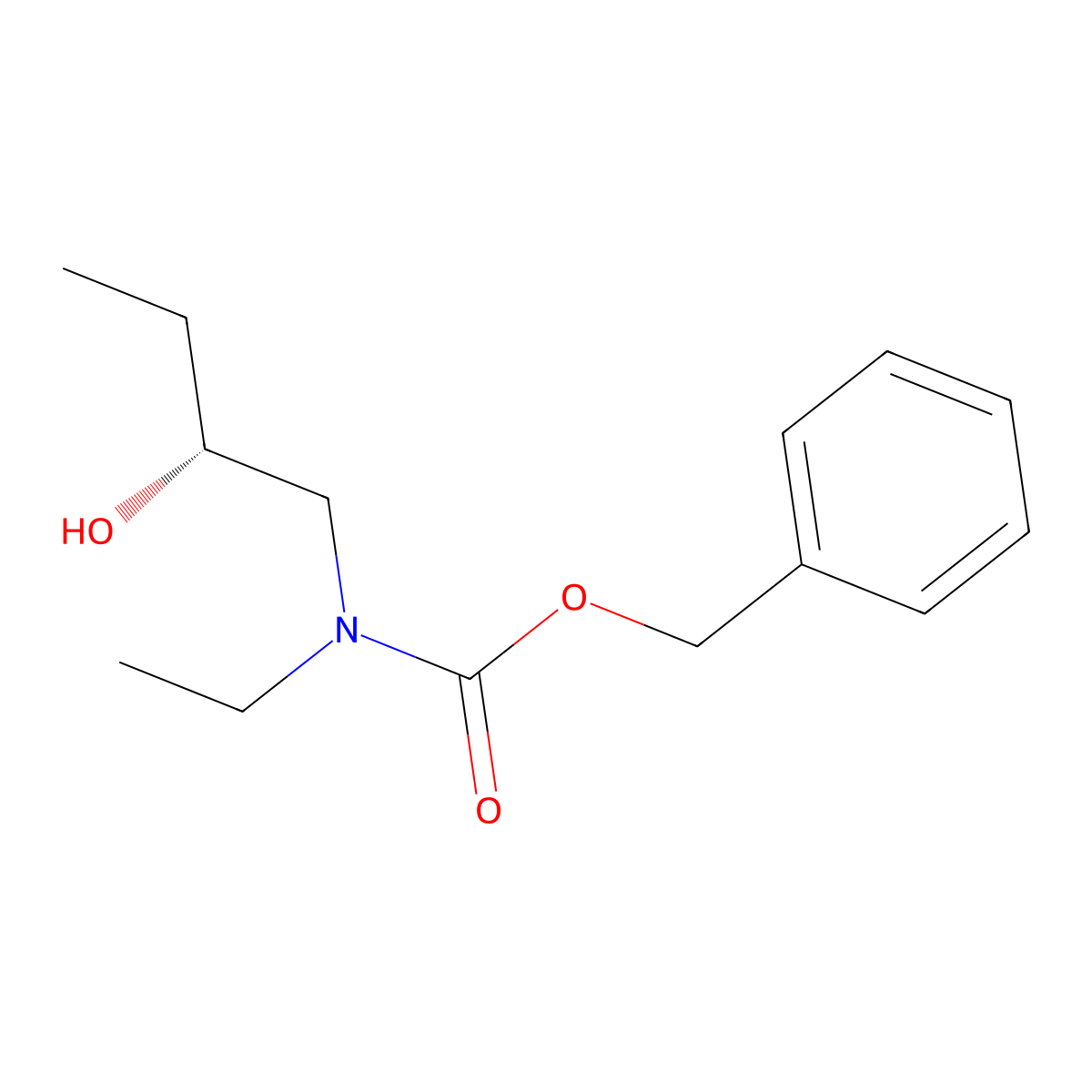 benzyl N-ethyl-N-[(2R)-2-hydroxybutyl]carbamate molecular structure, CAS 2679826-52-7