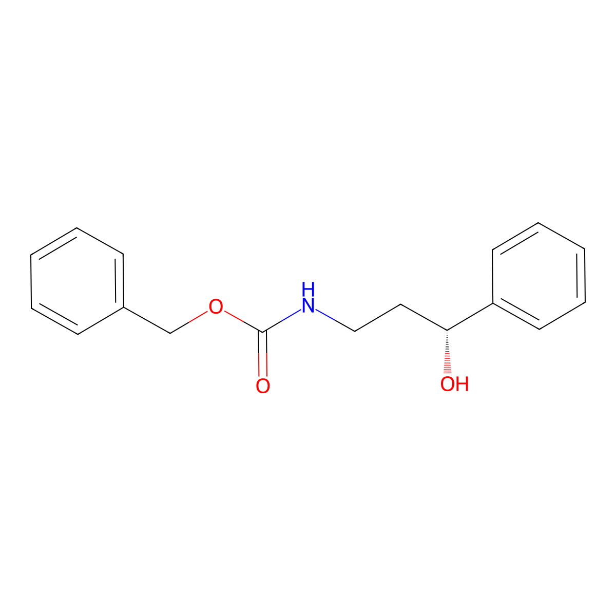 benzyl N-[(3R)-3-hydroxy-3-phenylpropyl]carbamate molecular structure, CAS 2679828-49-8