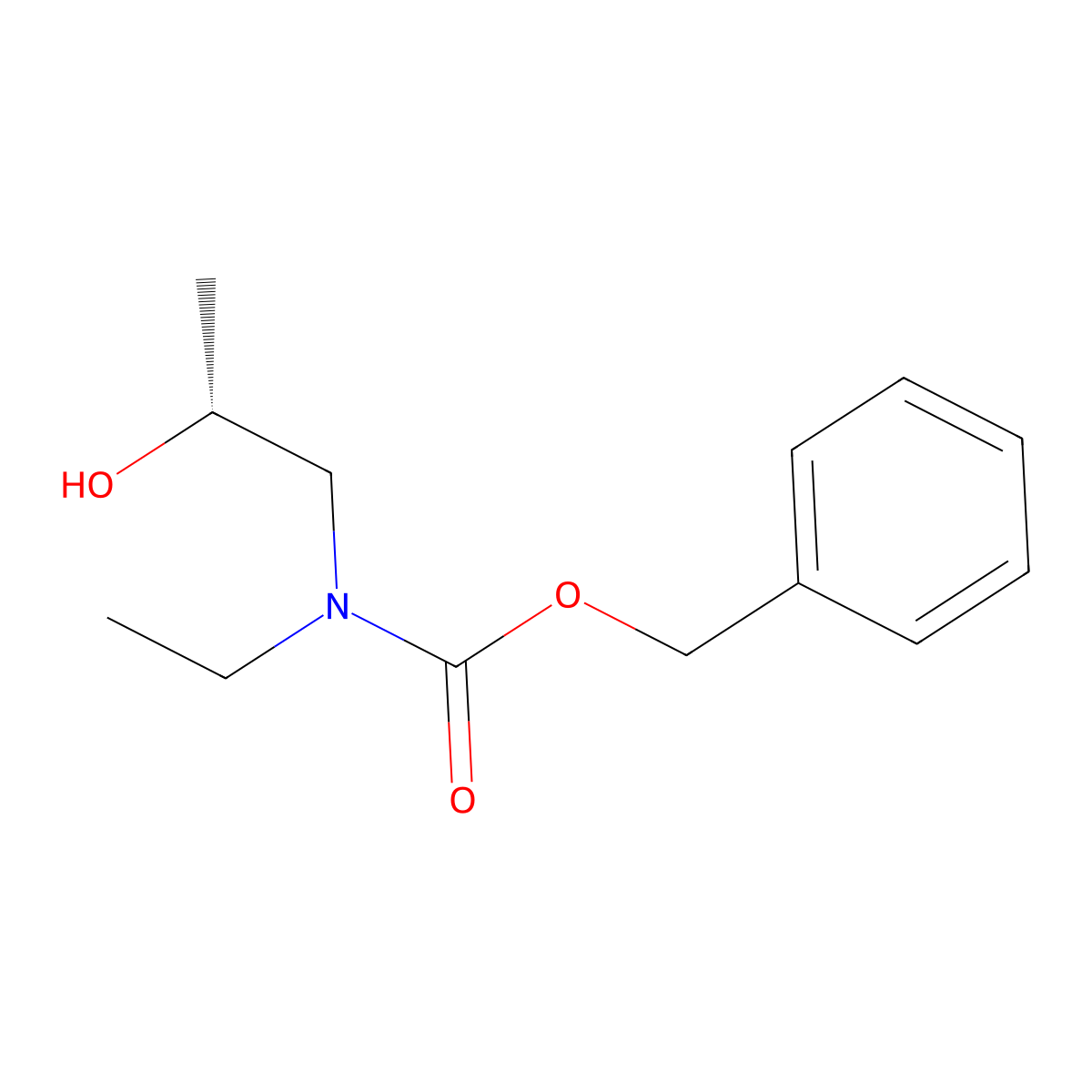 benzyl N-ethyl-N-[(2R)-2-hydroxypropyl]carbamate molecular structure, CAS 2679828-92-1
