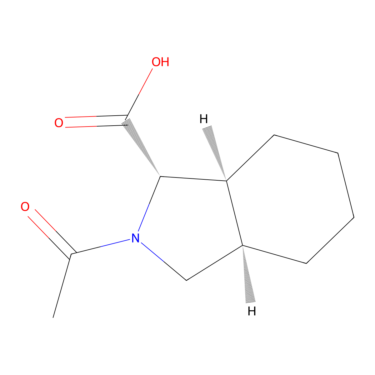 rac-(1R,3aS,7aR)-2-acetyl-octahydro-1H-isoindole-1-carboxylic acid molecular structure, CAS 2679829-13-9