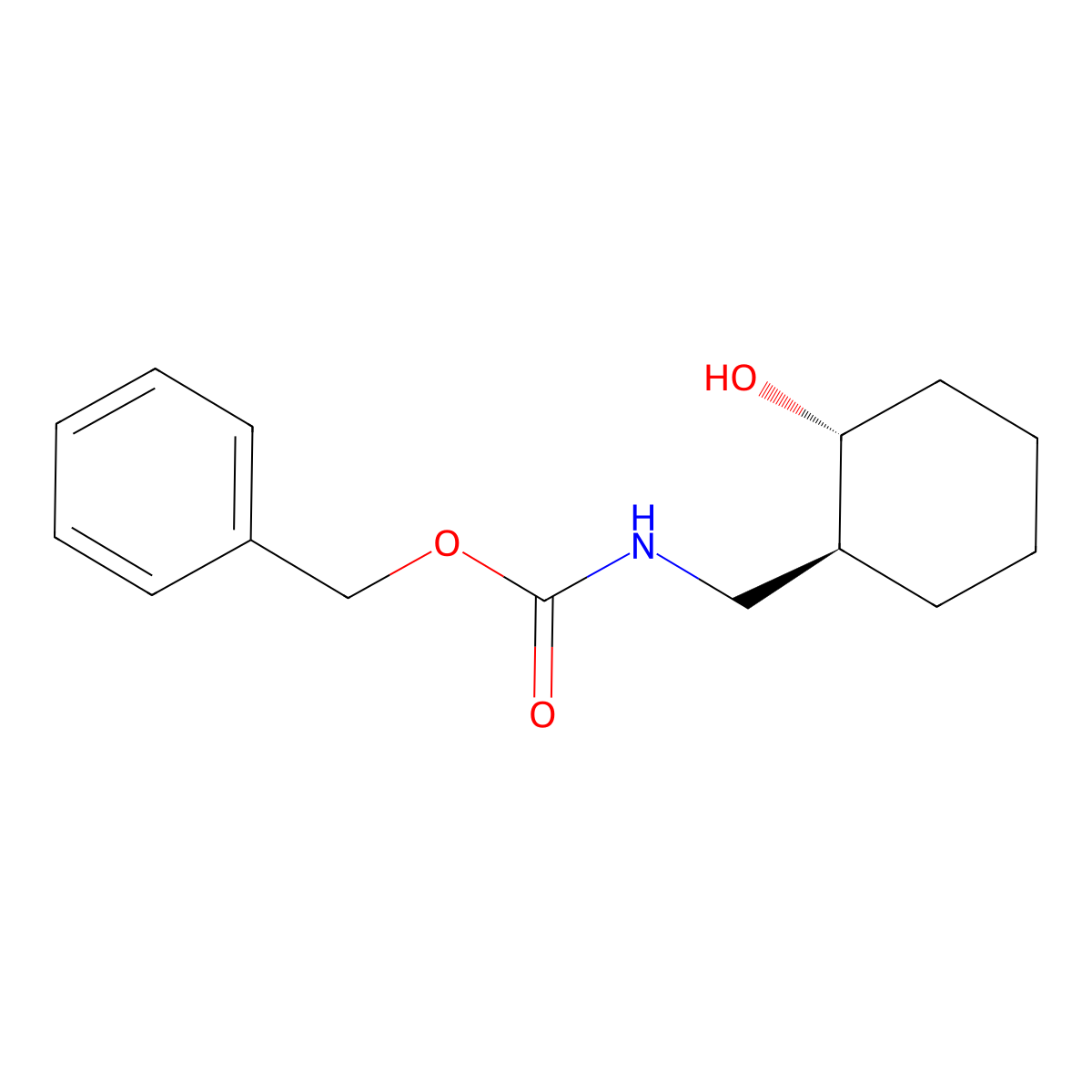 benzyl N-{[(1S,2R)-2-hydroxycyclohexyl]methyl}carbamate molecular structure, CAS 2679829-49-1