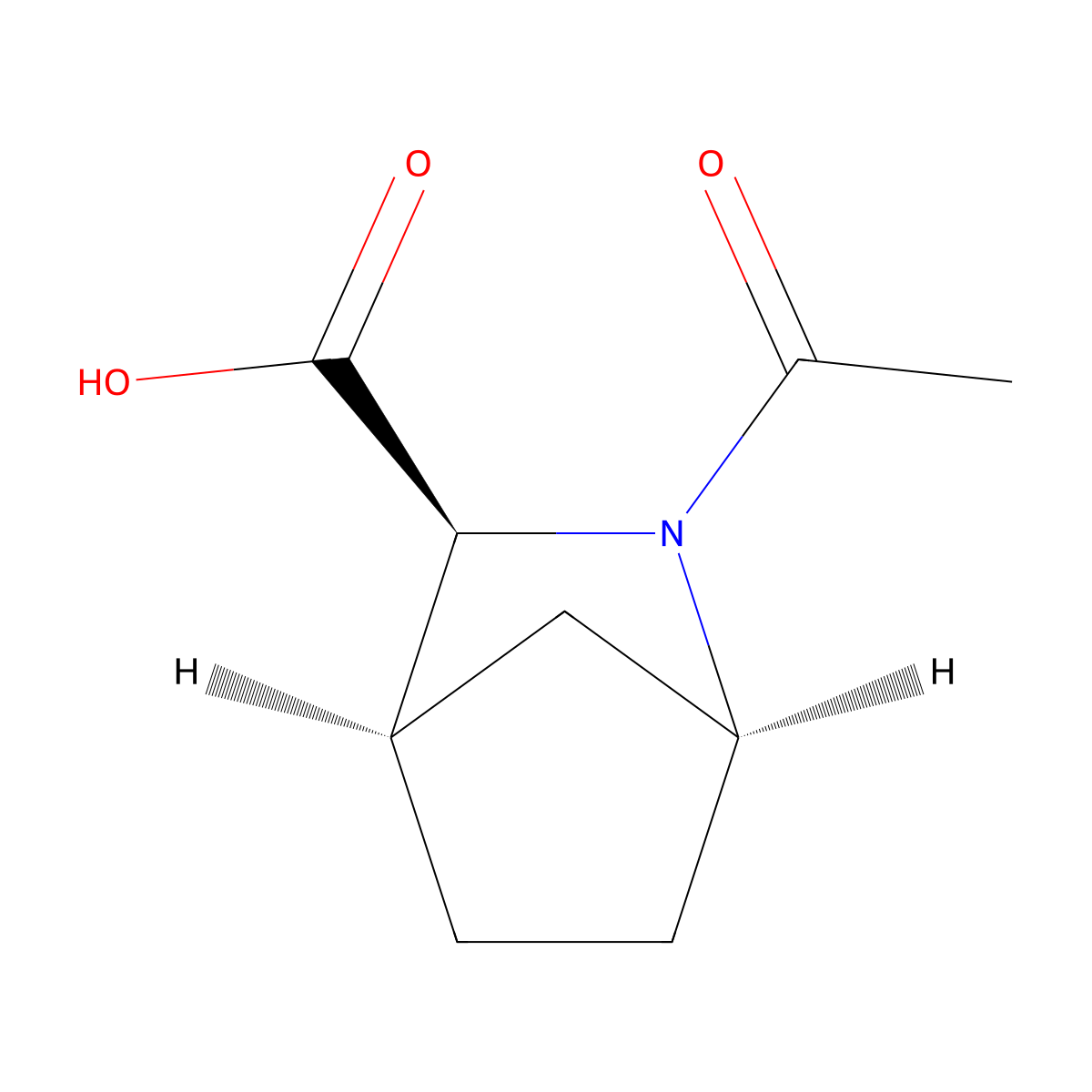 rac-(1R,3R,4S)-2-acetyl-2-azabicyclo[2.2.1]heptane-3-carboxylic acid molecular structure, CAS 2679829-57-1