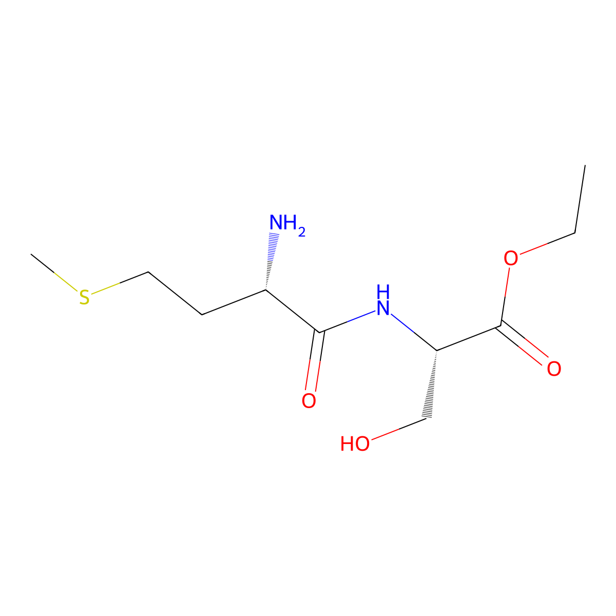 ethyl (2S)-2-[(2S)-2-amino-4-(methylsulfanyl)butanamido]-3-hydroxypropanoate molecular structure, CAS 2679829-69-5