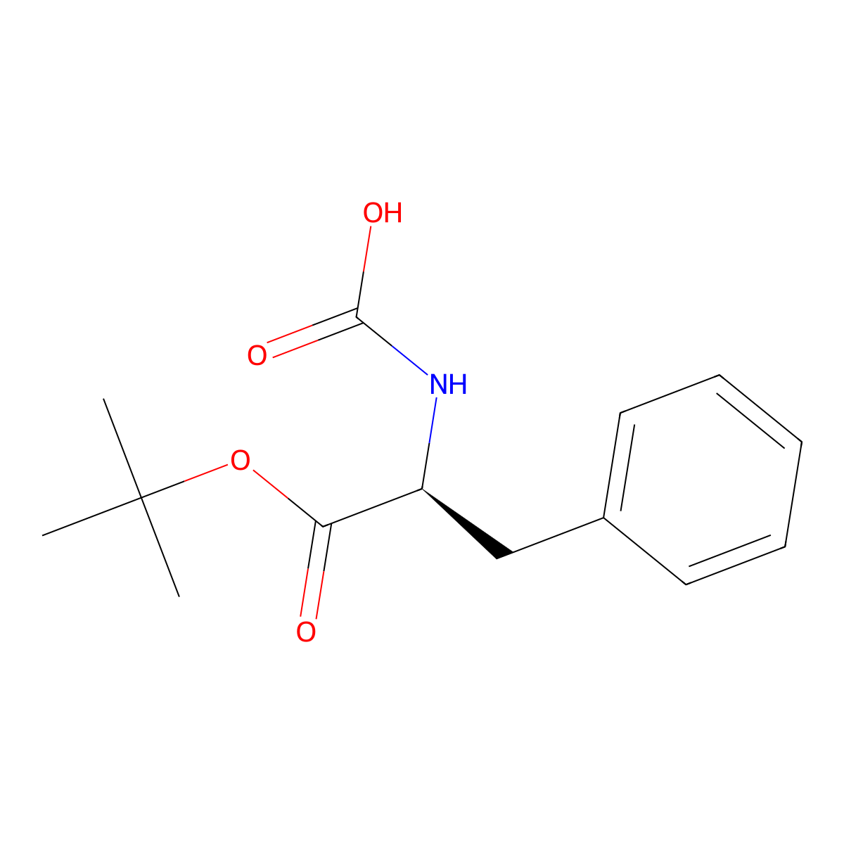[(2S)-1-(tert-butoxy)-1-oxo-3-phenylpropan-2-yl]carbamic acid molecular structure, CAS 2679831-22-0