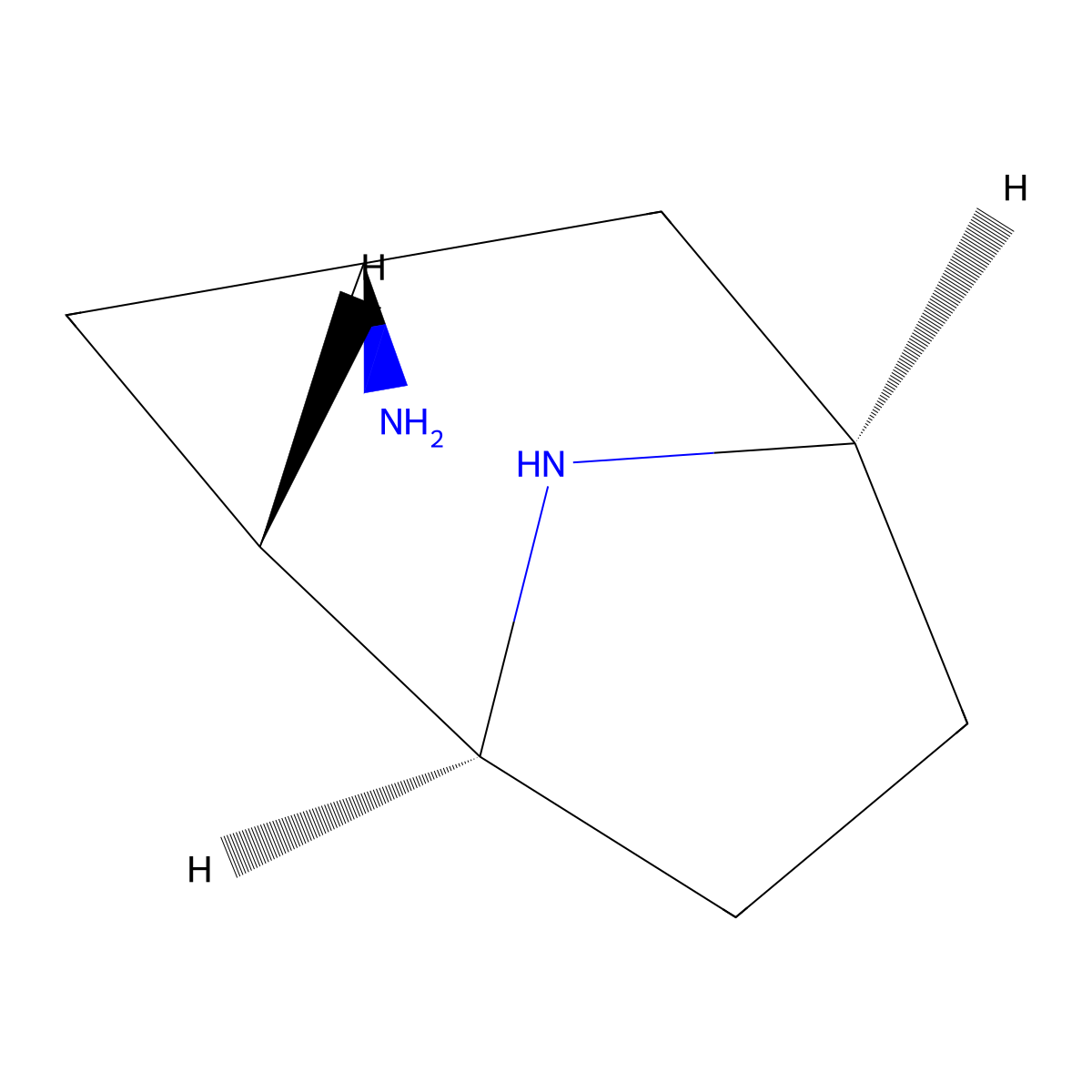 rac-(1R,2R,4R,6S)-9-azatricyclo[4.2.1.0,2,4]nonan-4-amine molecular structure, CAS 2679831-55-9