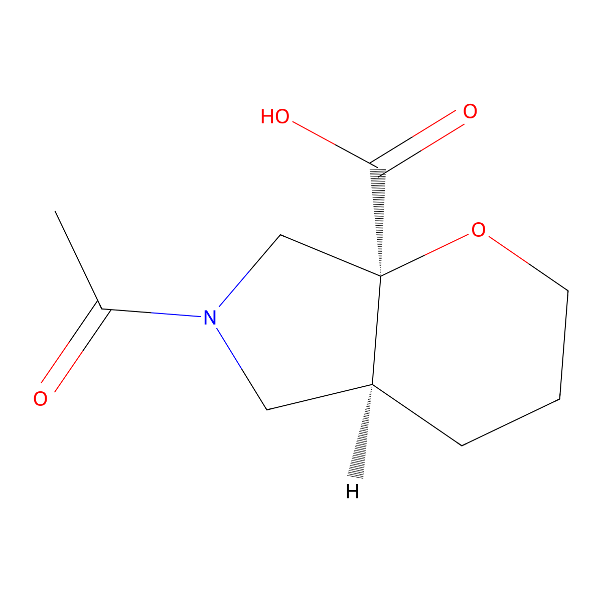 rac-(4aR,7aR)-6-acetyl-octahydropyrano[2,3-c]pyrrole-7a-carboxylic acid molecular structure, CAS 2679832-29-0