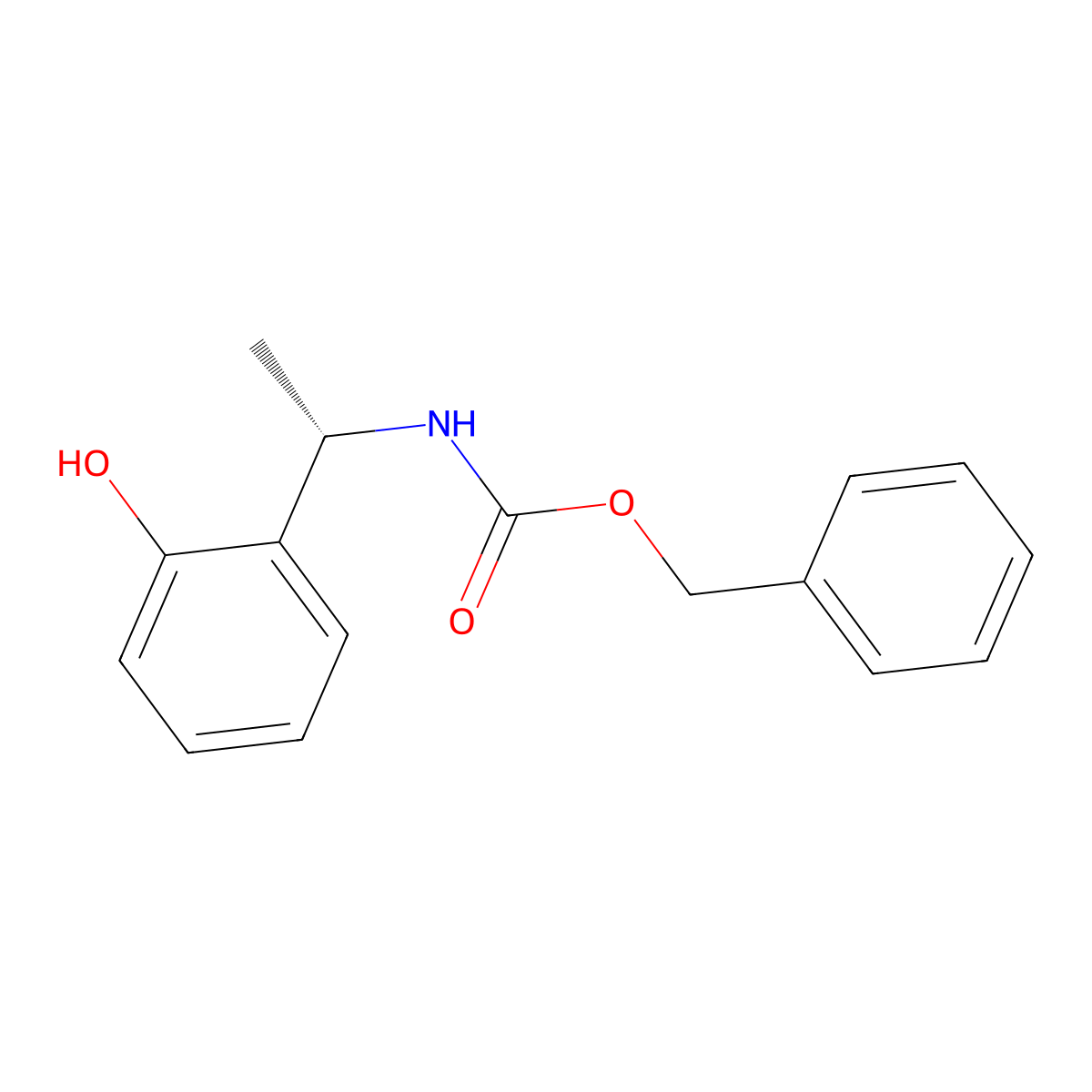 benzyl N-[(1S)-1-(2-hydroxyphenyl)ethyl]carbamate molecular structure, CAS 2679832-45-0