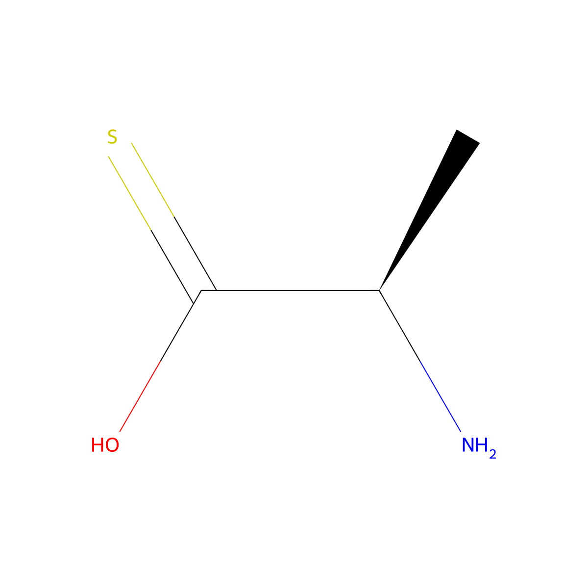 (2R)-2-aminopropanethioic S-acid molecular structure, CAS 2679836-71-4