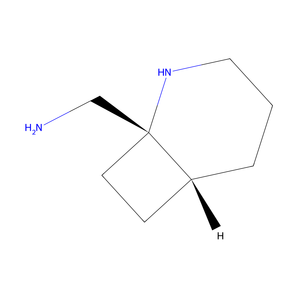 rac-1-[(1R,6S)-2-azabicyclo[4.2.0]octan-1-yl]methanamine molecular structure, CAS 2679837-78-4