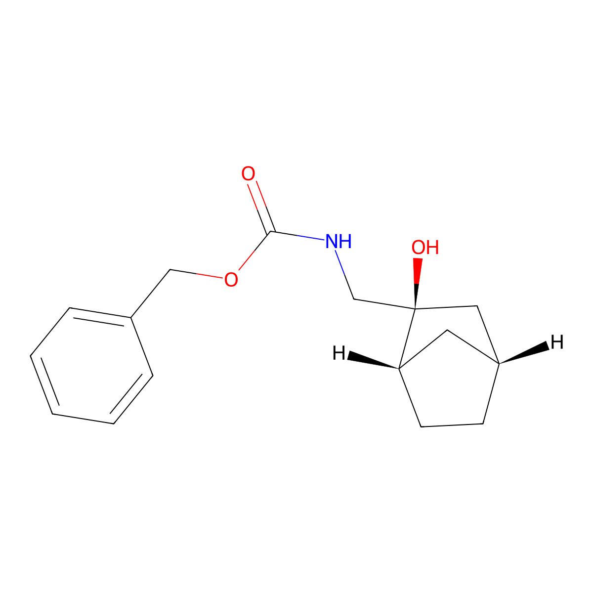 rac-benzyl N-{[(1R,2R,4S)-2-hydroxybicyclo[2.2.1]heptan-2-yl]methyl}carbamate molecular structure, CAS 2679837-96-6