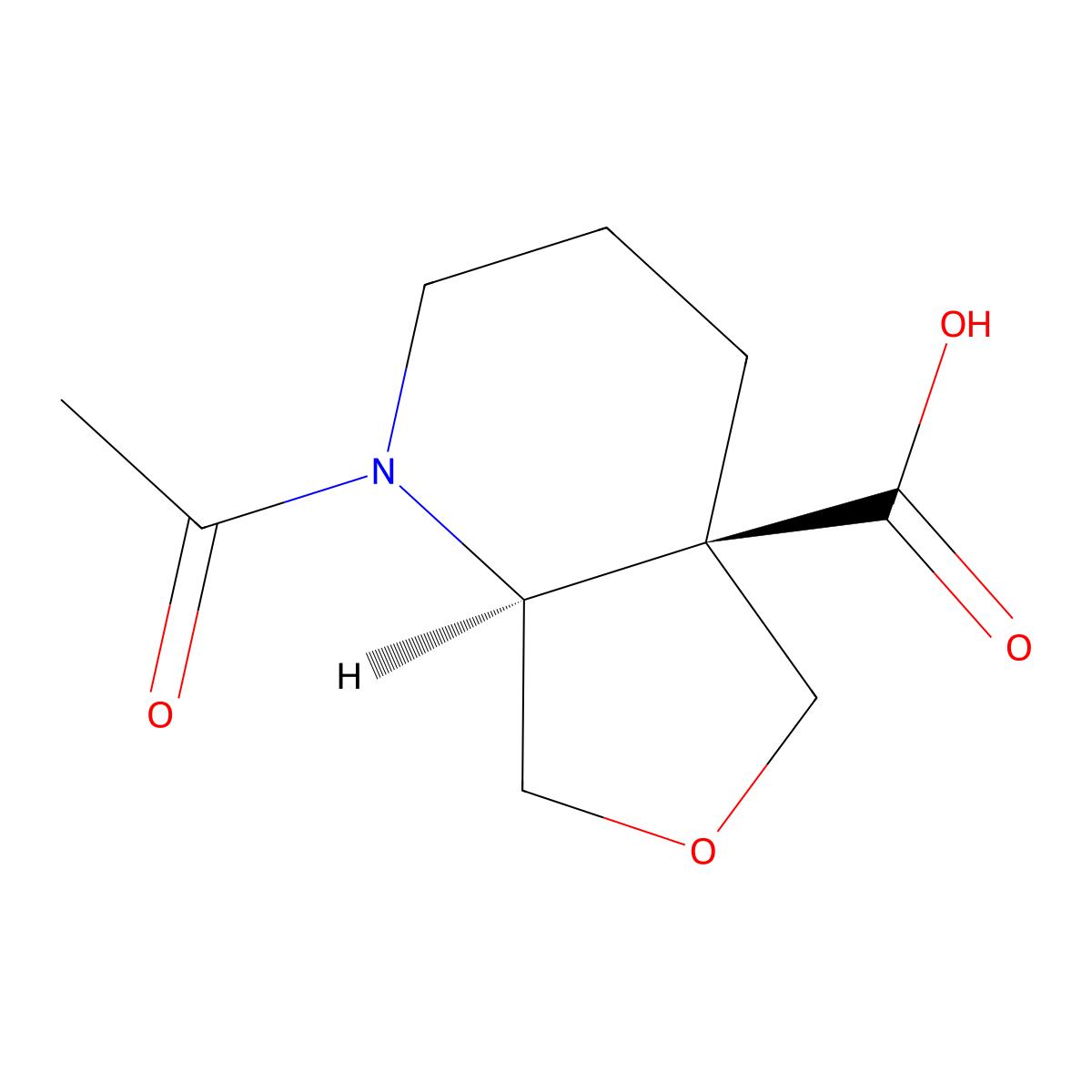rac-(4aR,7aS)-1-acetyl-octahydrofuro[3,4-b]pyridine-4a-carboxylic acid molecular structure, CAS 2679839-26-8