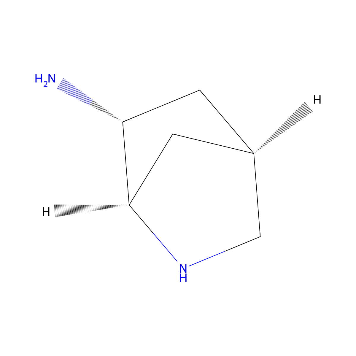 rac-(1R,4R,6R)-2-azabicyclo[2.2.1]heptan-6-amine molecular structure, CAS 2679859-63-1