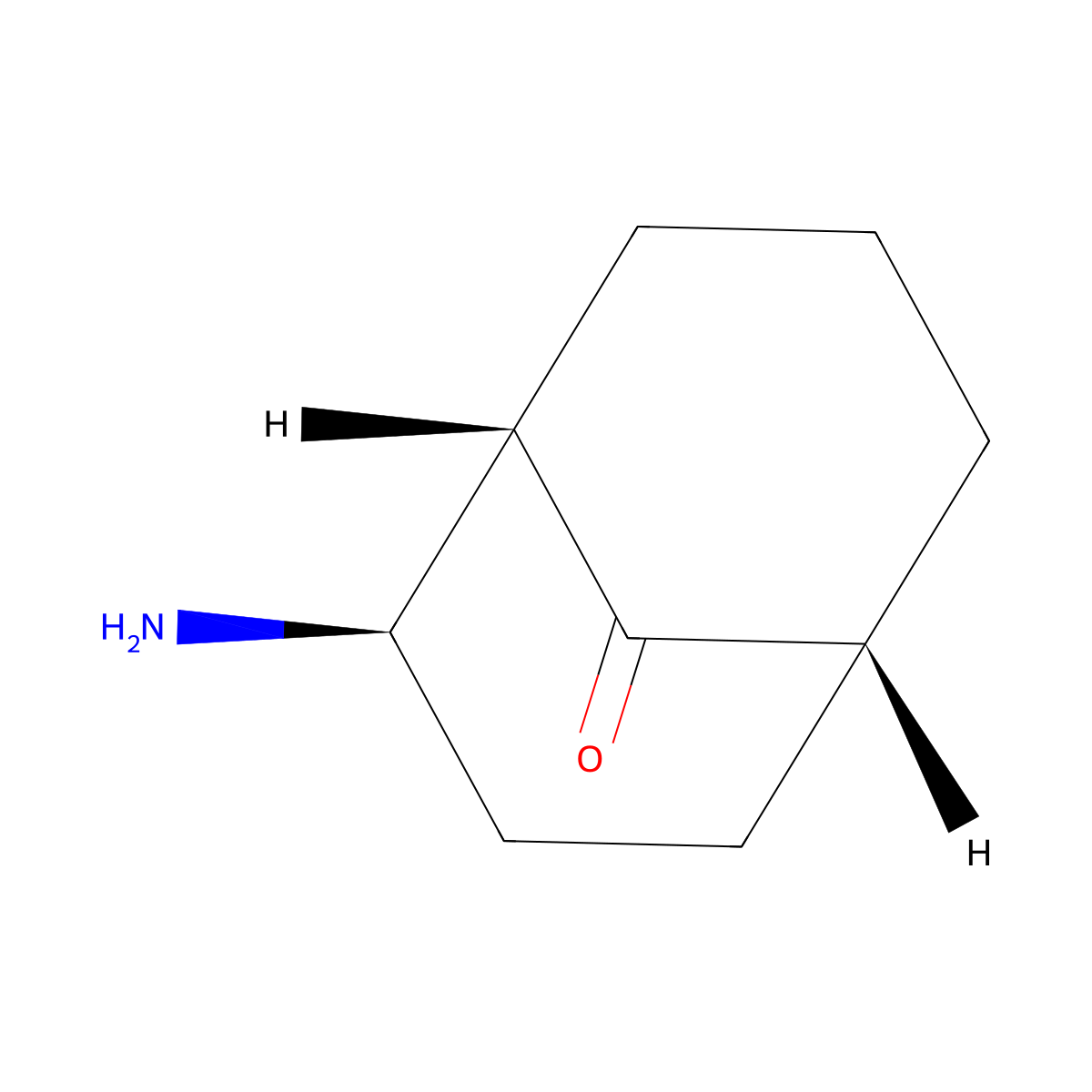 rac-(1R,2S,5S)-2-aminobicyclo[3.3.1]nonan-9-one molecular structure, CAS 2679919-23-2