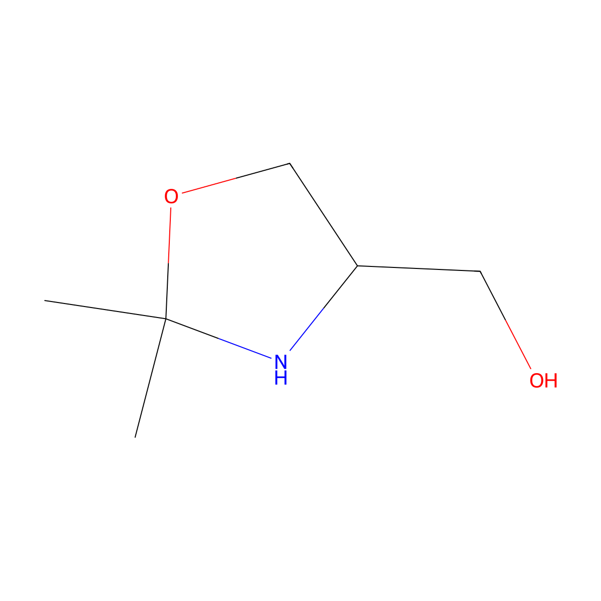 [(4R)-2,2-dimethyl-1,3-oxazolidin-4-yl]methanol molecular structure, CAS 2679919-56-1