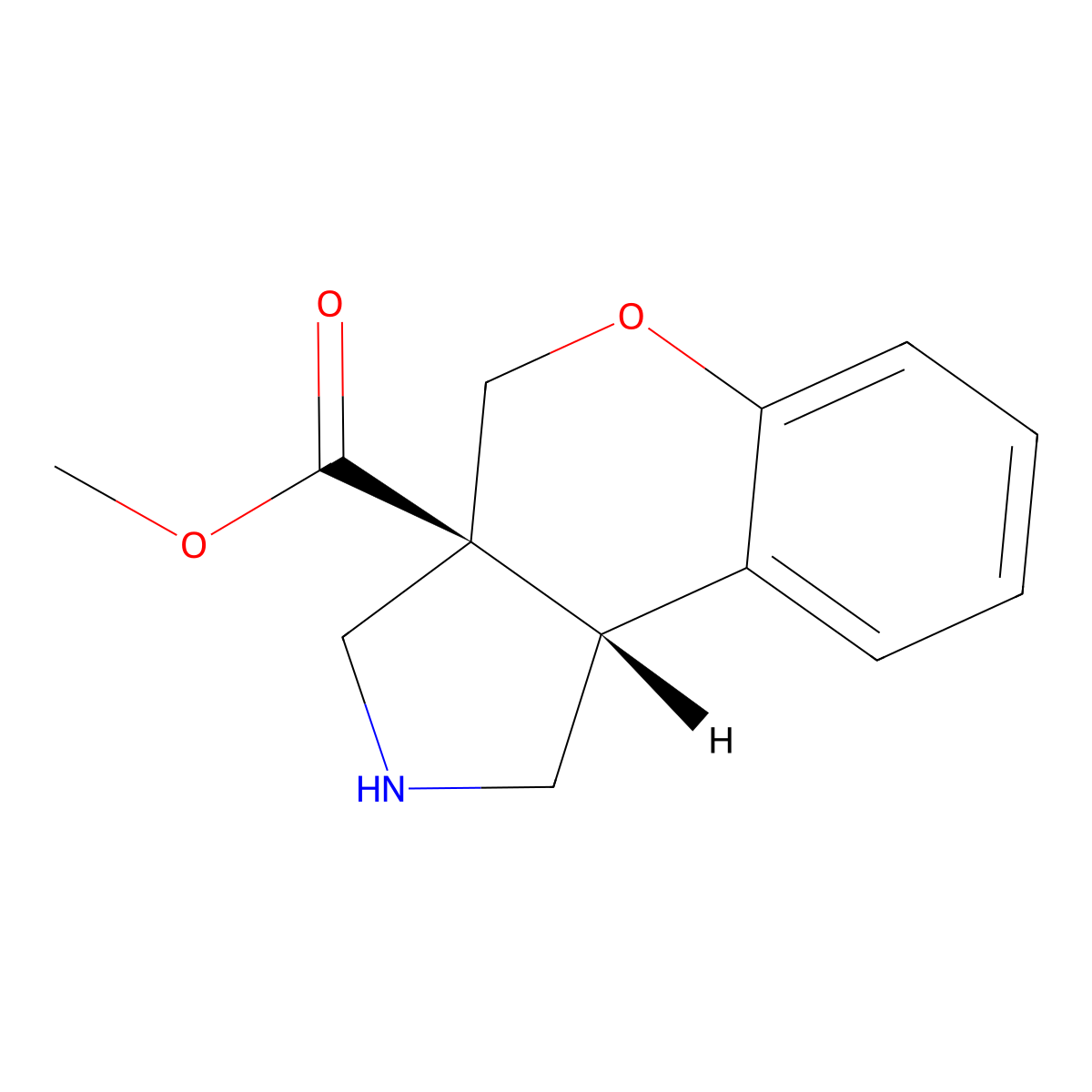 rac-methyl (2R,6R)-8-oxa-4-azatricyclo[7.4.0.0,2,6]trideca-1(13),9,11-triene-6-carboxylate molecular structure, CAS 2679920-68-2