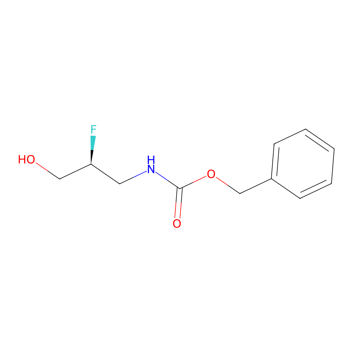 benzyl N-[(2S)-2-fluoro-3-hydroxypropyl]carbamate molecular structure, CAS 2679929-41-8