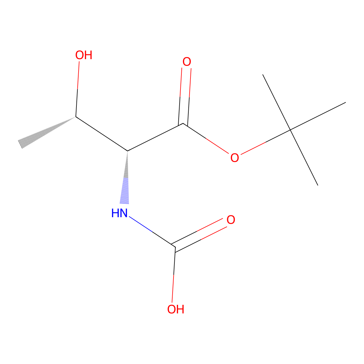 [(2R,3S)-1-(tert-butoxy)-3-hydroxy-1-oxobutan-2-yl]carbamic acid molecular structure, CAS 2679930-40-4