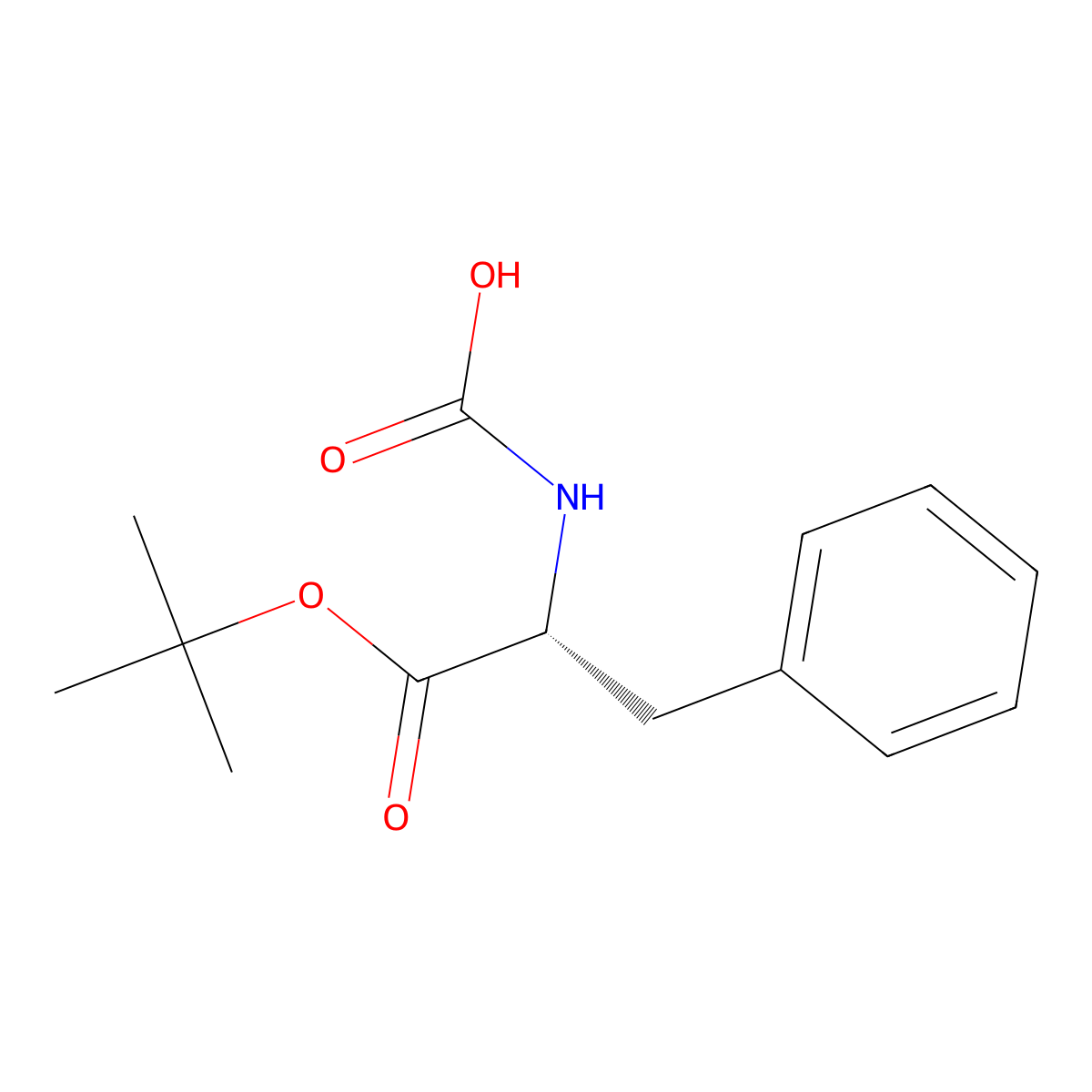 [(2R)-1-(tert-butoxy)-1-oxo-3-phenylpropan-2-yl]carbamic acid molecular structure, CAS 2679931-19-0
