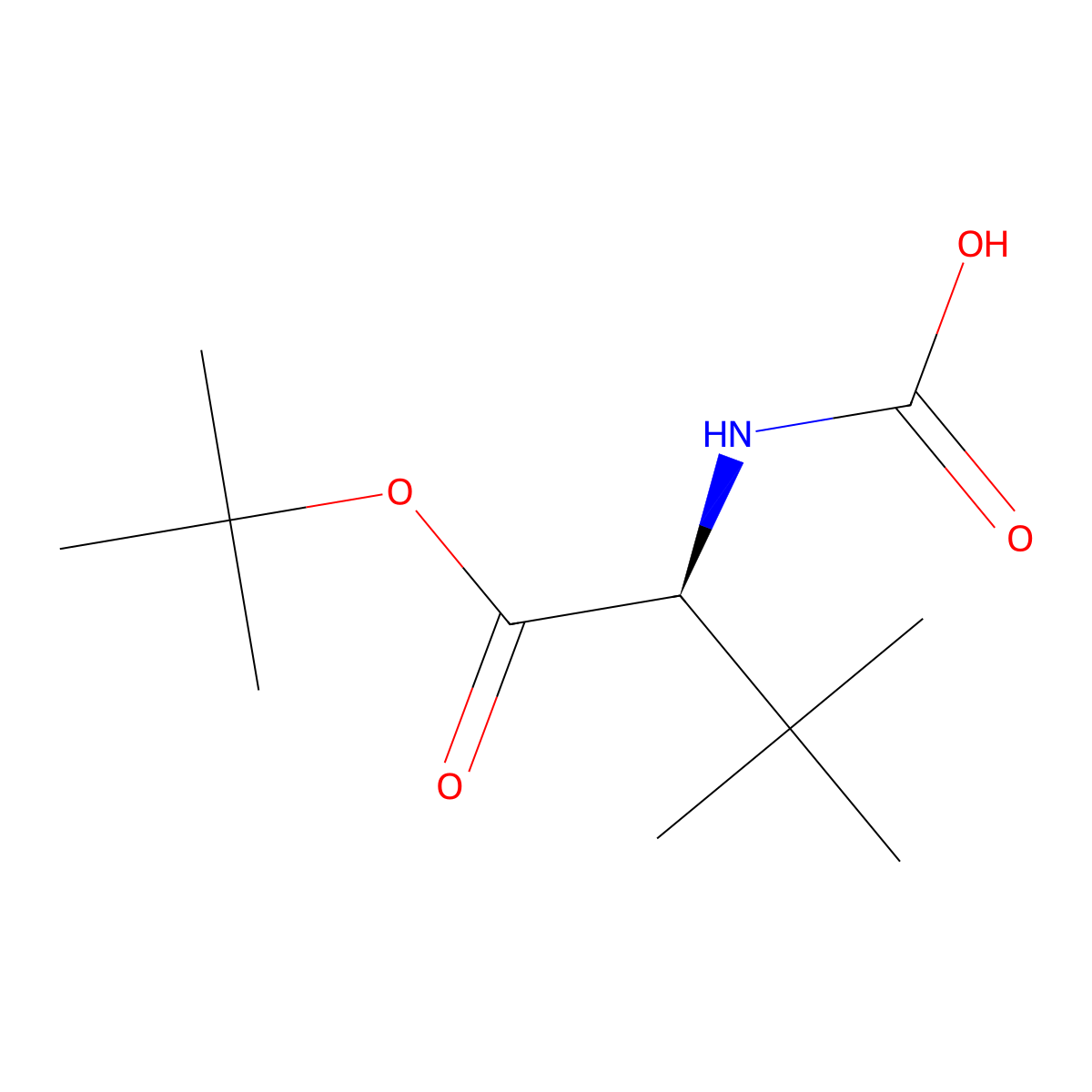 [(2S)-1-(tert-butoxy)-3,3-dimethyl-1-oxobutan-2-yl]carbamic acid molecular structure, CAS 2679931-47-4