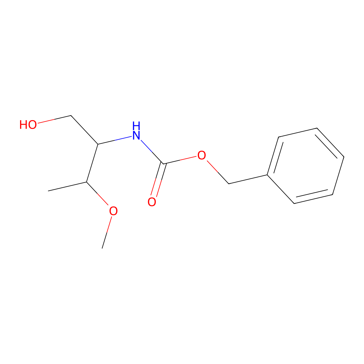 benzyl N-[(2R,3R)-1-hydroxy-3-methoxybutan-2-yl]carbamate molecular structure, CAS 2679931-95-2