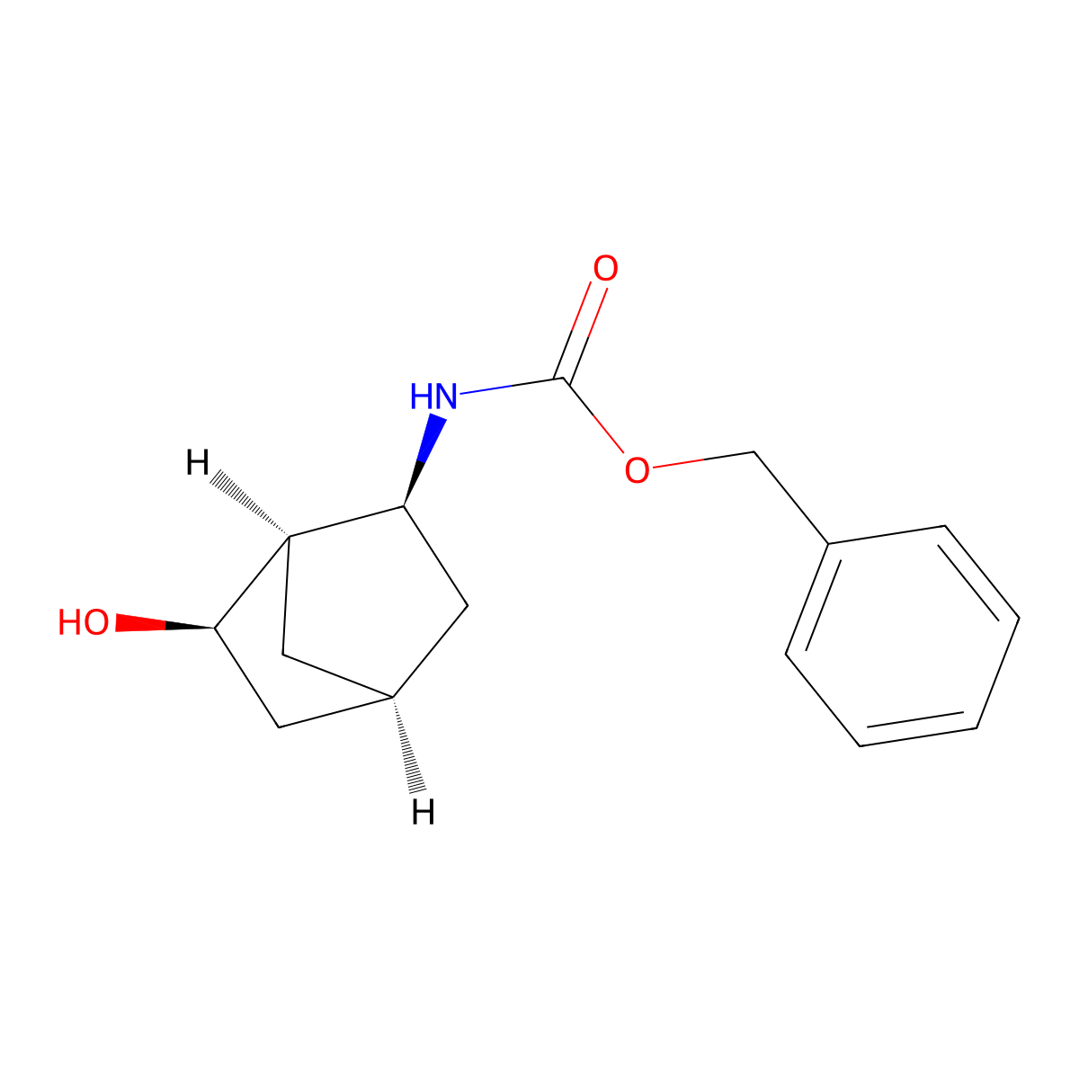 benzyl N-[(1RS,2RS&,4SR,6SR&)-6-hydroxybicyclo[2.2.1]heptan-2-yl]carbamate molecular structure, CAS 2679933-56-1