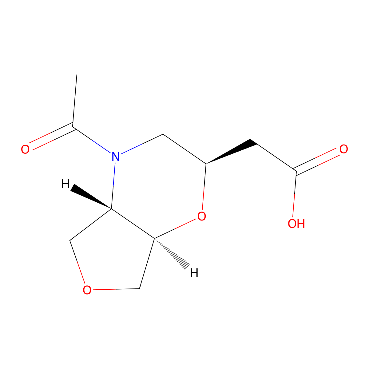 rac-2-[(2R,4aS,7aR)-4-acetyl-hexahydro-2H-furo[3,4-b][1,4]oxazin-2-yl]acetic acid molecular structure, CAS 2679933-94-7