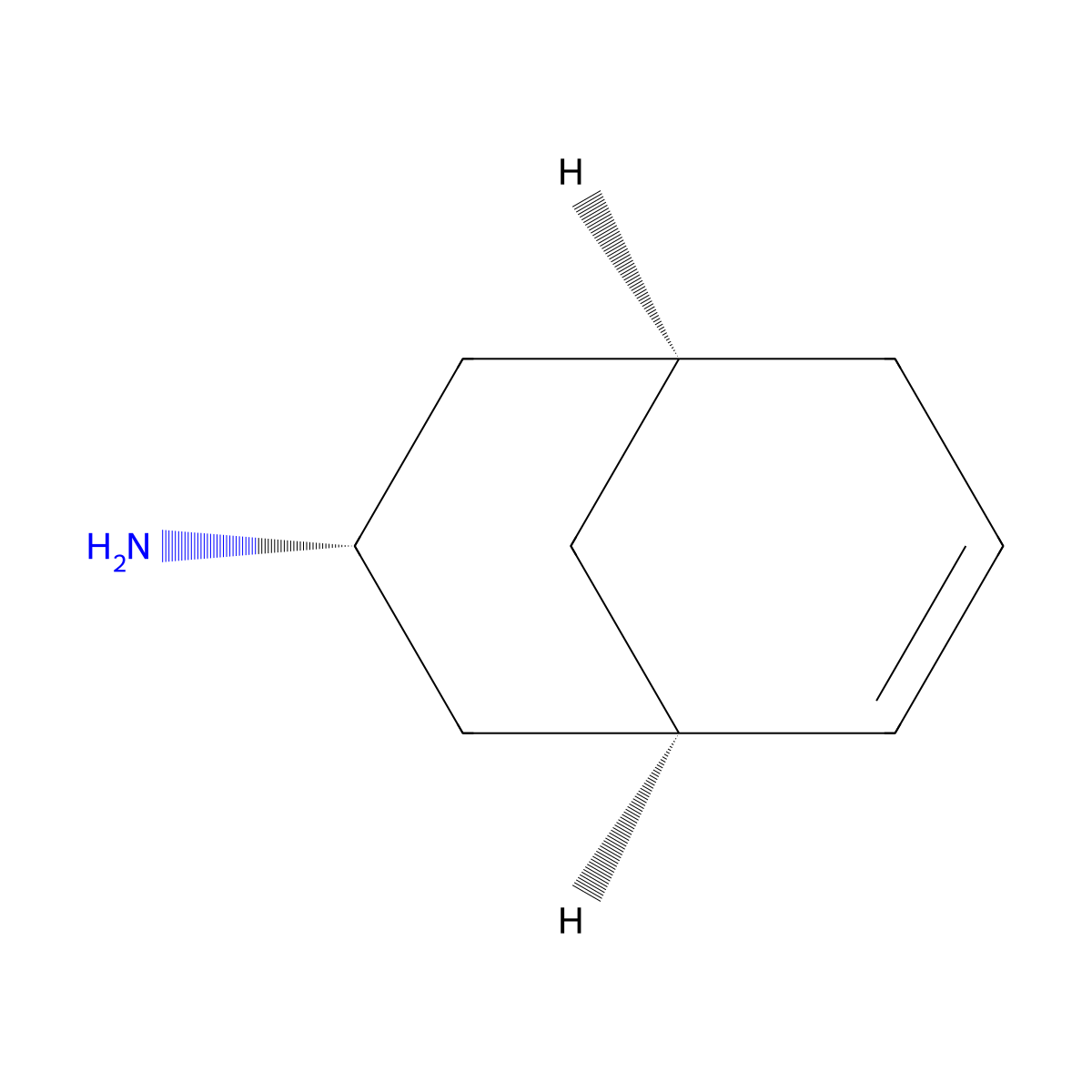 rac-(1R,3S,5S)-bicyclo[3.3.1]non-6-en-3-amine molecular structure, CAS 2679935-00-1