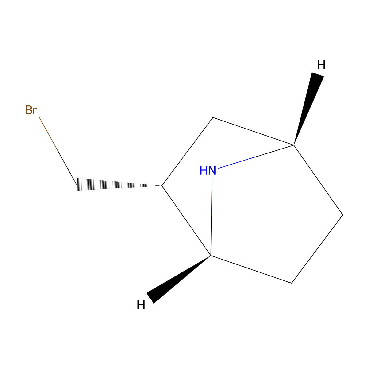rac-(1R,2R,4S)-2-(bromomethyl)-7-azabicyclo[2.2.1]heptane molecular structure, CAS 2679935-16-9