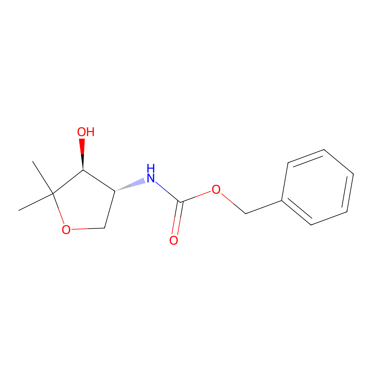 rac-benzyl N-[(3R,4S)-4-hydroxy-5,5-dimethyloxolan-3-yl]carbamate molecular structure, CAS 2679936-99-1
