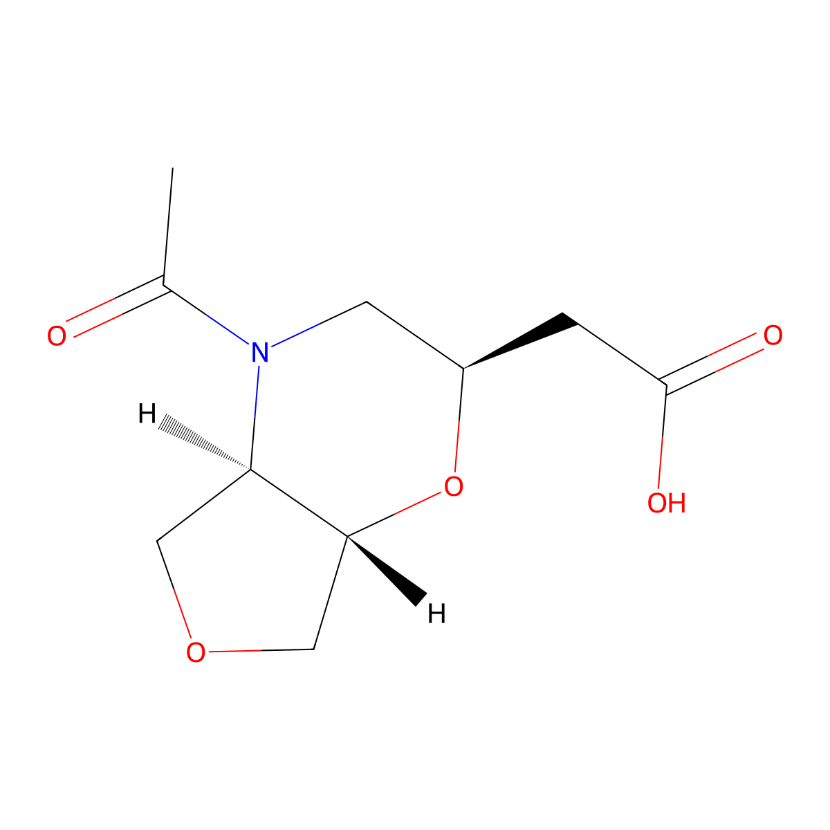 rac-2-[(2R,4aR,7aS)-4-acetyl-hexahydro-2H-furo[3,4-b][1,4]oxazin-2-yl]acetic acid molecular structure, CAS 2679938-59-9