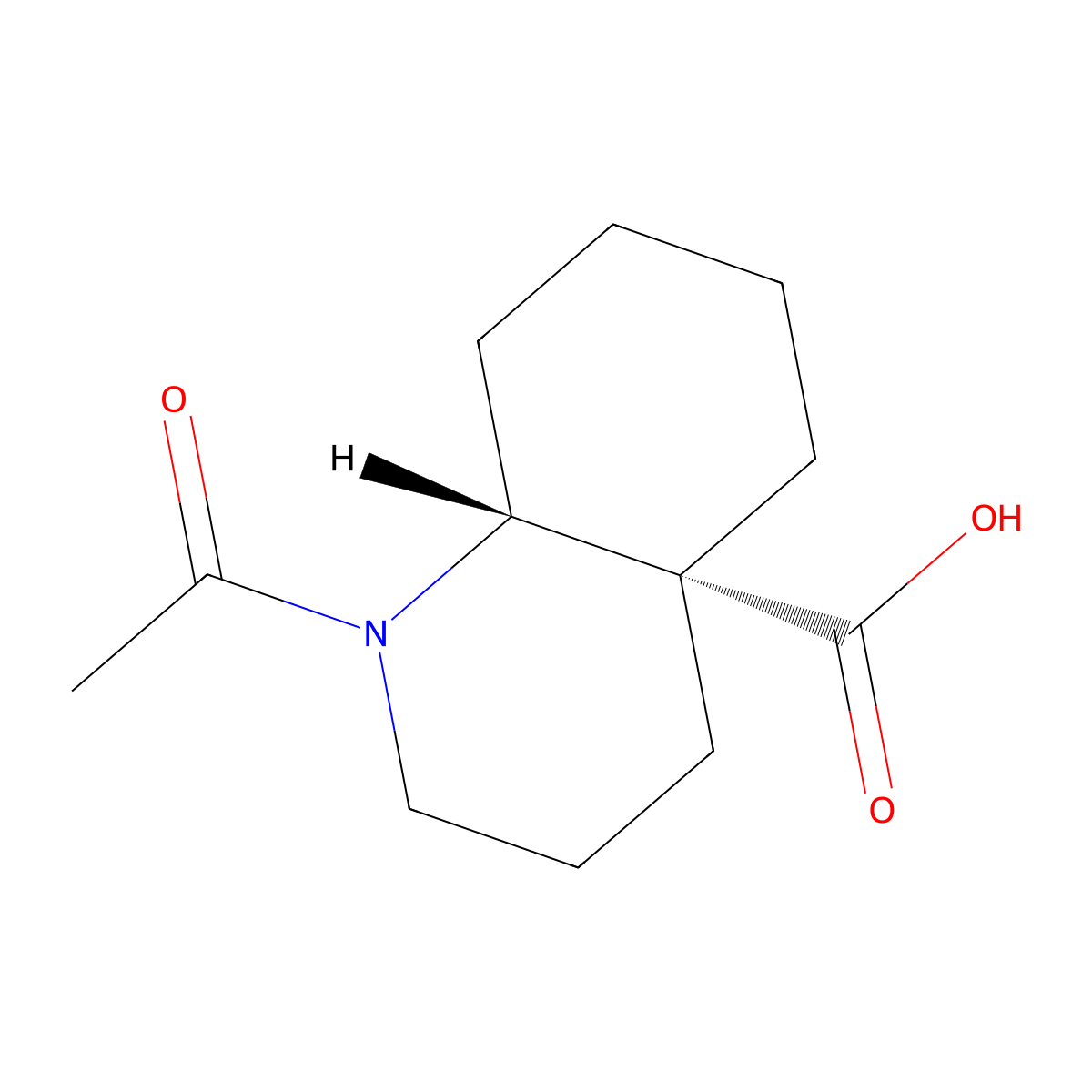 rac-(4aR,8aR)-1-acetyl-decahydroquinoline-4a-carboxylic acid molecular structure, CAS 2679939-51-4