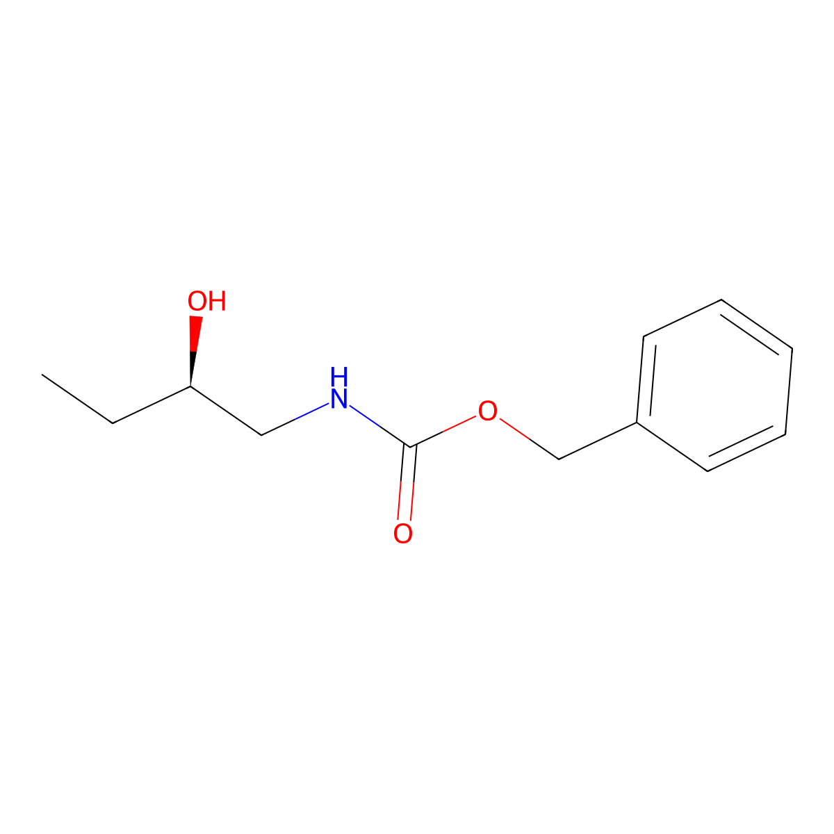 benzyl N-[(2R)-2-hydroxybutyl]carbamate molecular structure, CAS 2679940-36-2