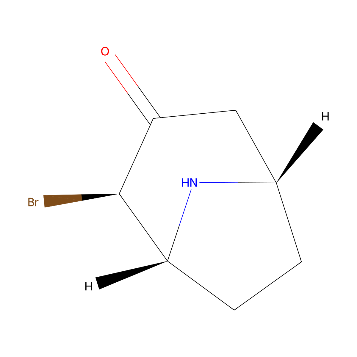 rac-(1R,2R,5S)-2-bromo-8-azabicyclo[3.2.1]octan-3-one molecular structure, CAS 2679941-74-1