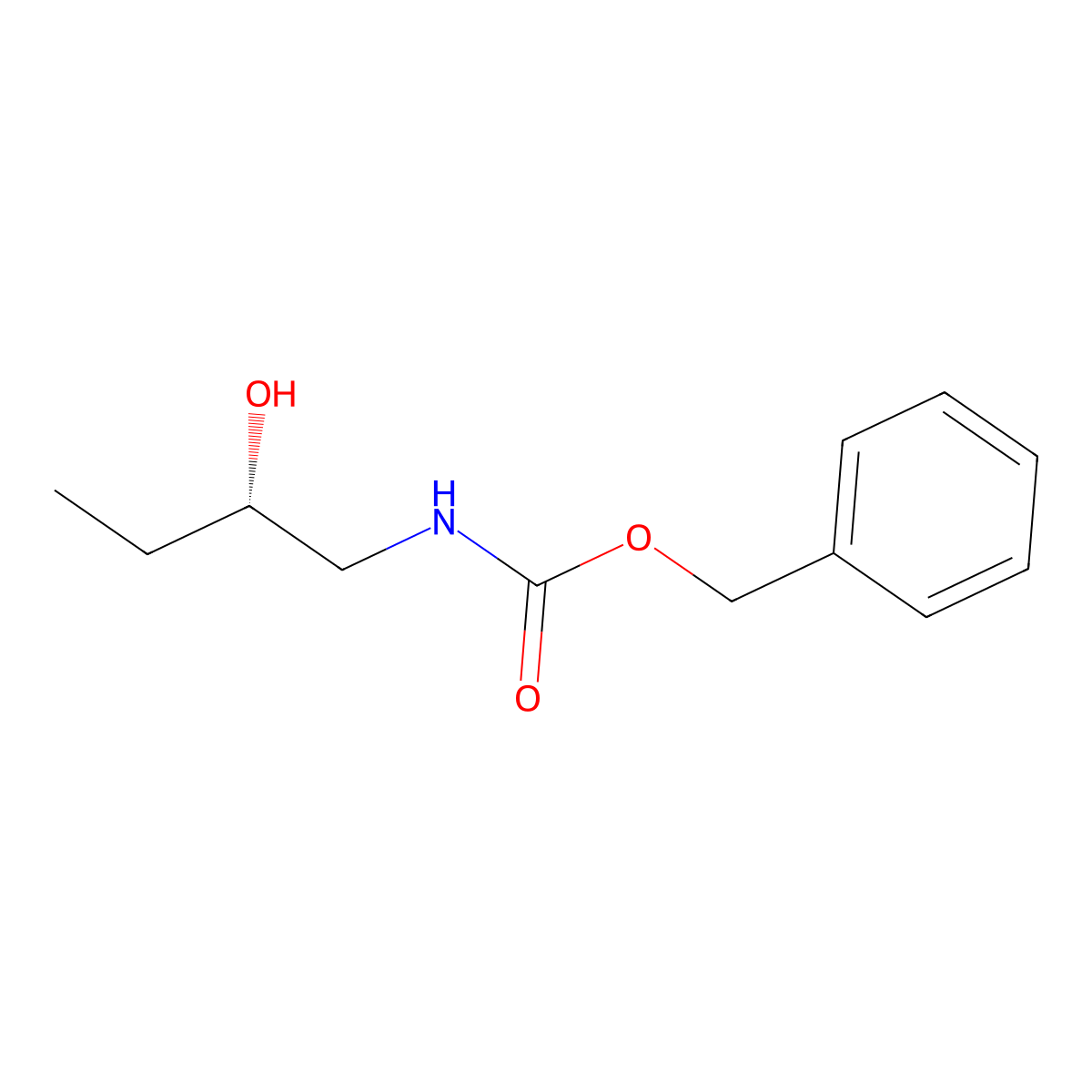 benzyl N-[(2S)-2-hydroxybutyl]carbamate molecular structure, CAS 2679947-72-7