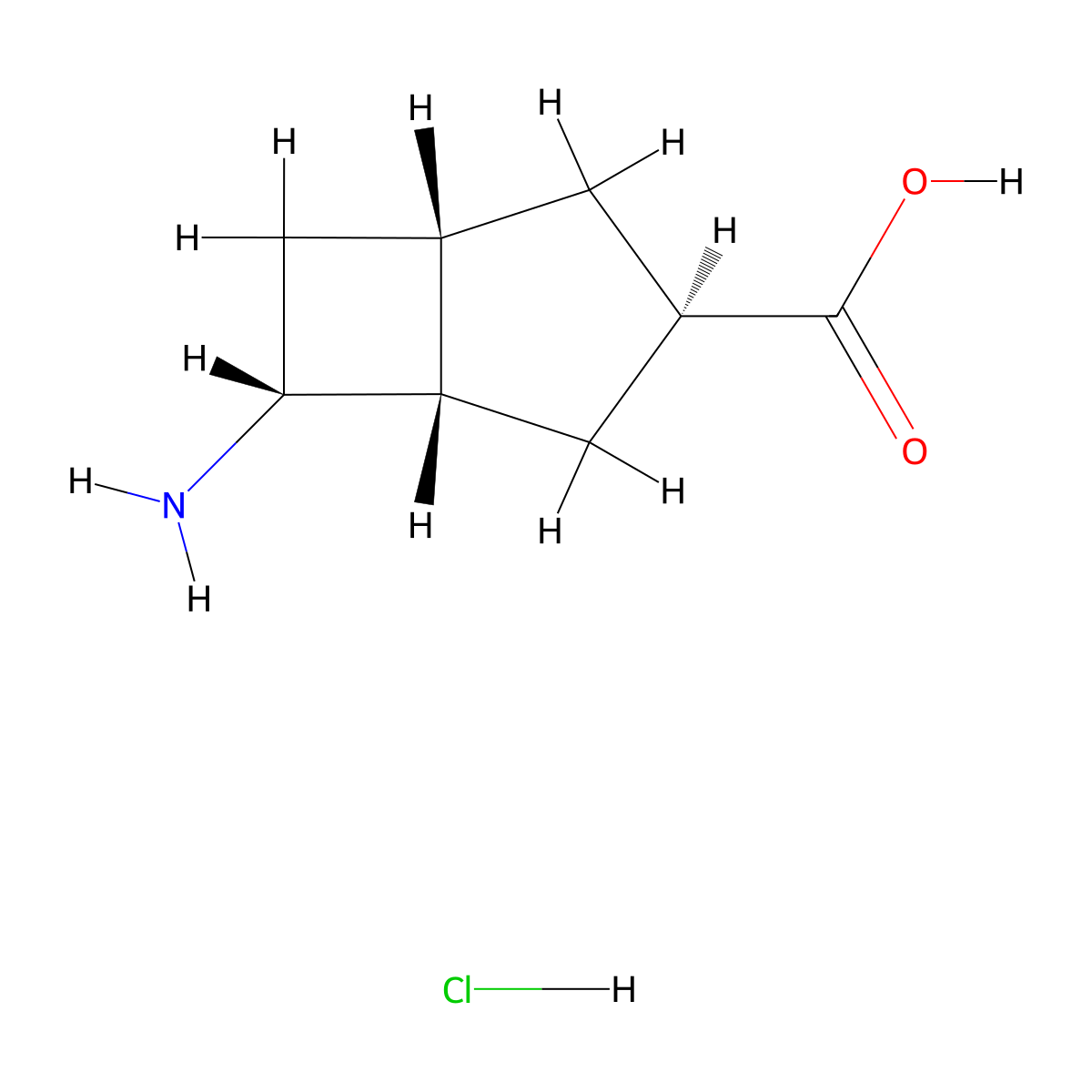 rac-(1R,3S,5R,6S)-6-aminobicyclo[3.2.0]heptane-3-carboxylic acid hydrochloride molecular structure, CAS 2679949-80-3
