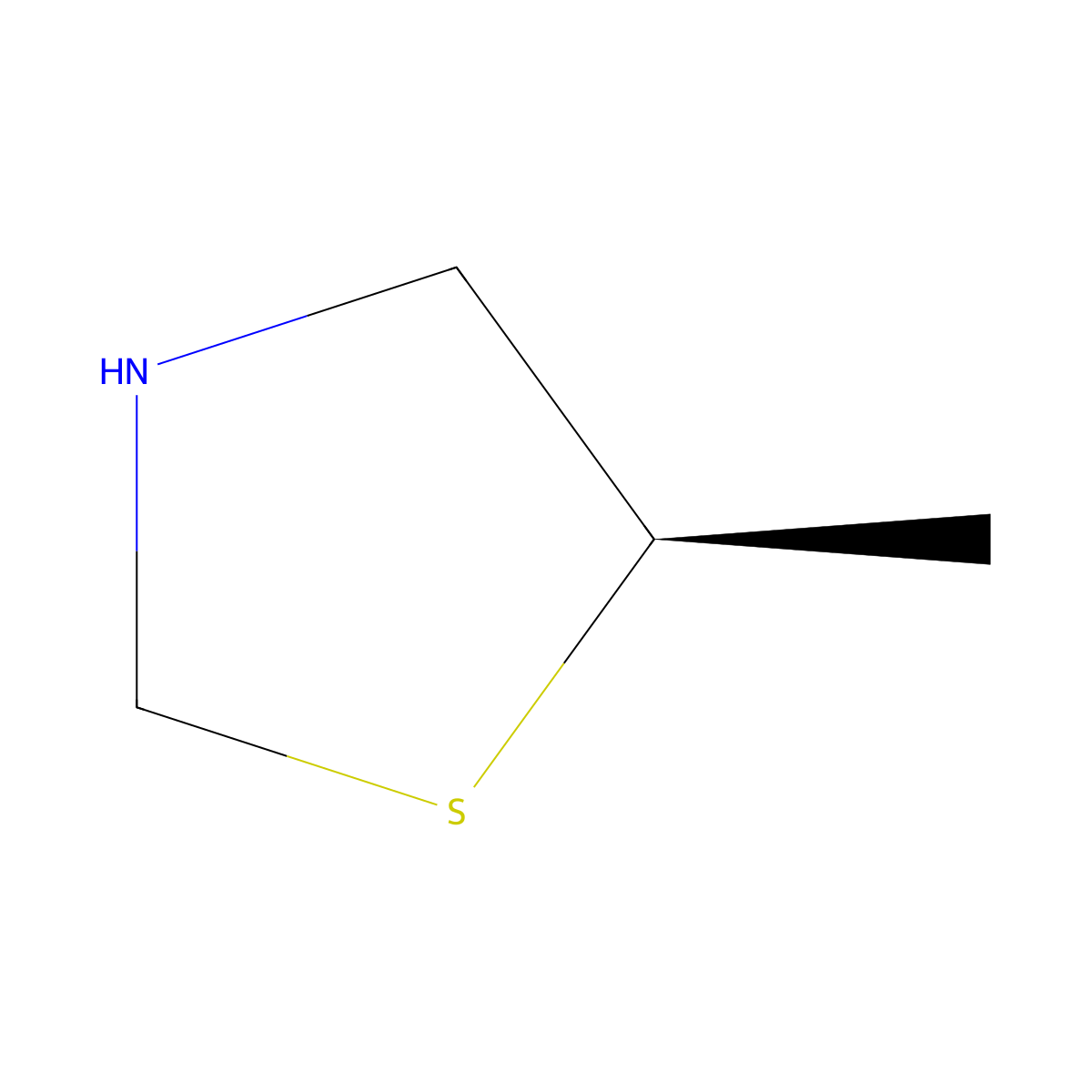 (5R)-5-methyl-1,3-thiazolidine molecular structure, CAS 2679949-82-5