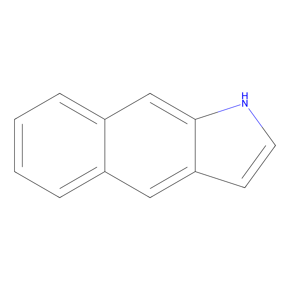 1h-Benzo[f]indole molecular structure, CAS 268-58-6