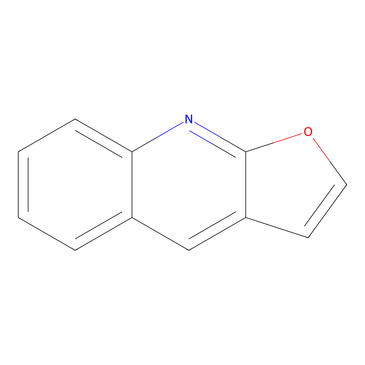 Furo[2,3-b]quinoline molecular structure, CAS 268-95-1