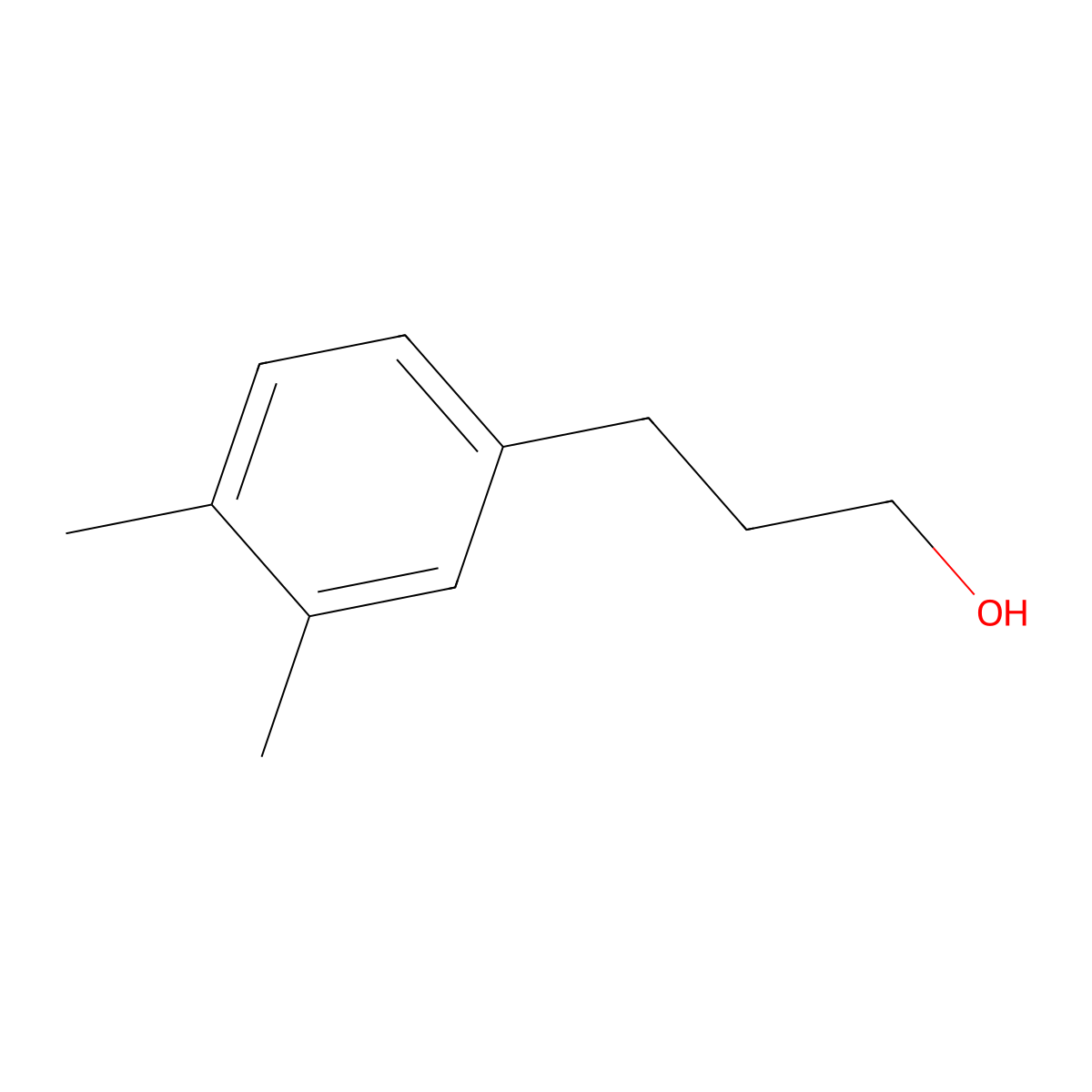 3-(3,4-Dimethylphenyl)propan-1-ol molecular structure, CAS 26801-18-3