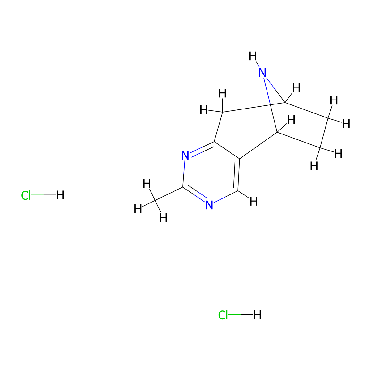 5-Methyl-4,6,12-triazatricyclo[7.2.1.0,2,7]dodeca-2,4,6-triene dihydrochloride molecular structure, CAS 2680531-82-0