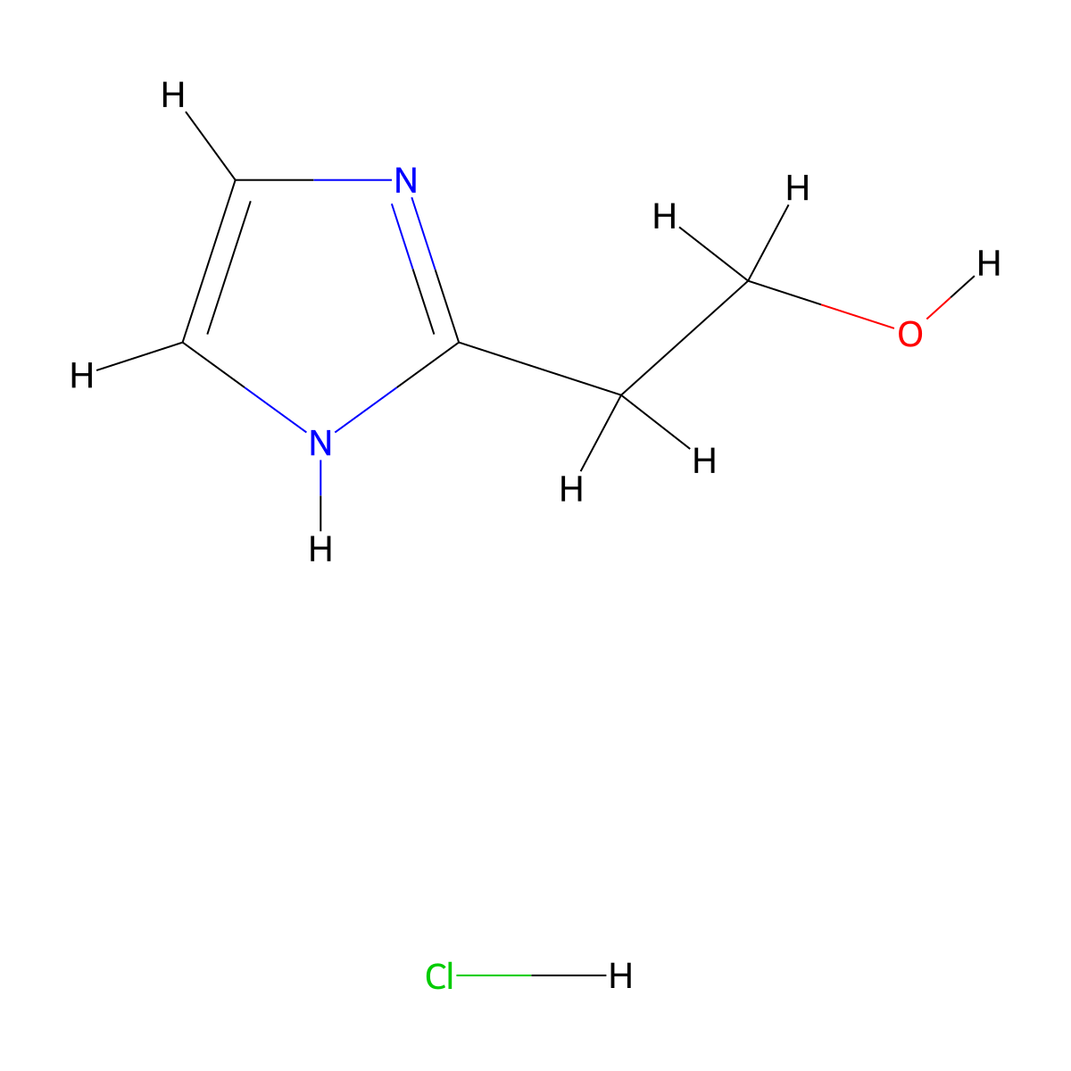 2-(1H-imidazol-2-yl)ethan-1-ol hydrochloride molecular structure, CAS 2680531-91-1