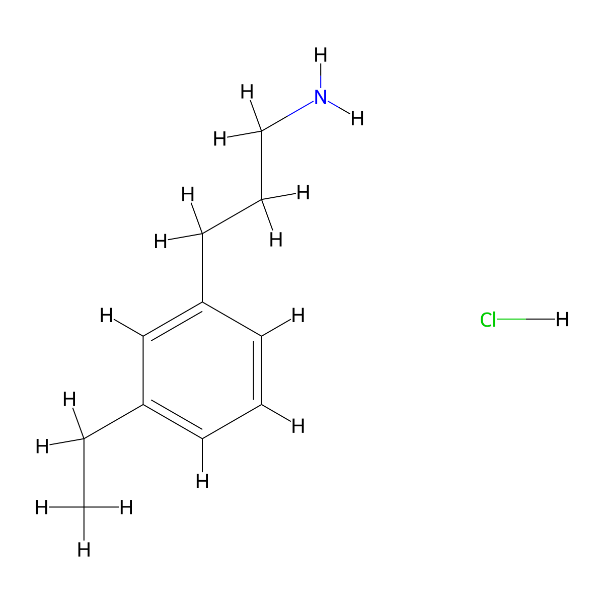 3-(3-Ethylphenyl)propan-1-amine hydrochloride molecular structure, CAS 2680533-15-5