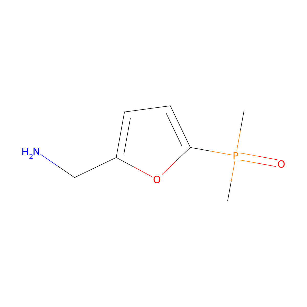 [5-(Dimethylphosphoryl)furan-2-yl]methanamine molecular structure, CAS 2680533-41-7