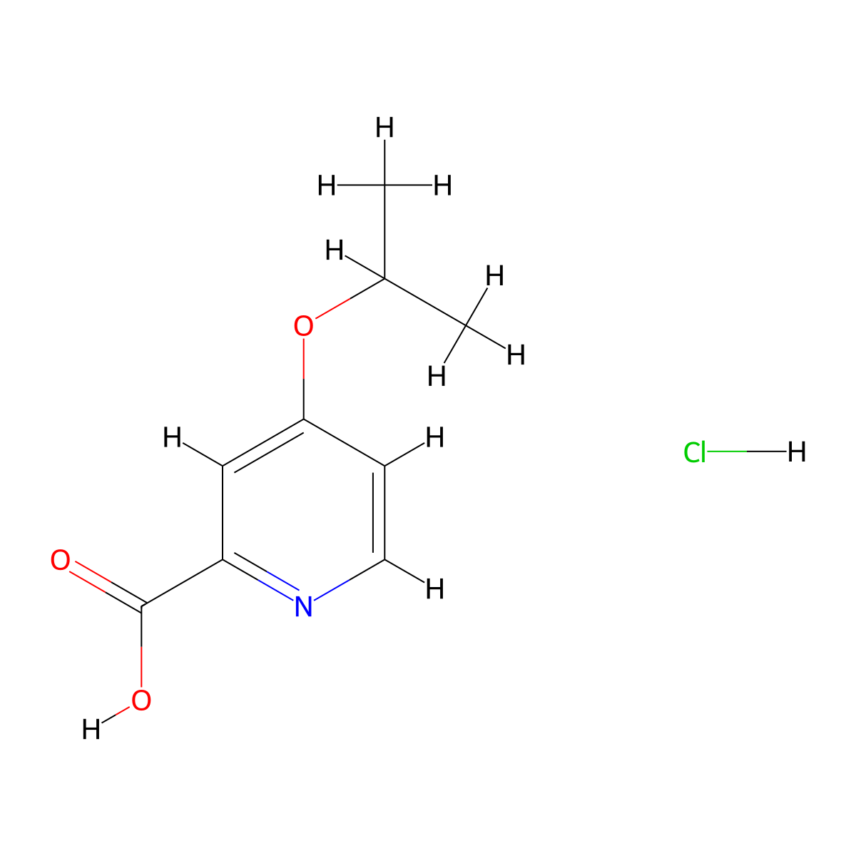 4-(Propan-2-yloxy)pyridine-2-carboxylic acid hydrochloride molecular structure, CAS 2680533-54-2