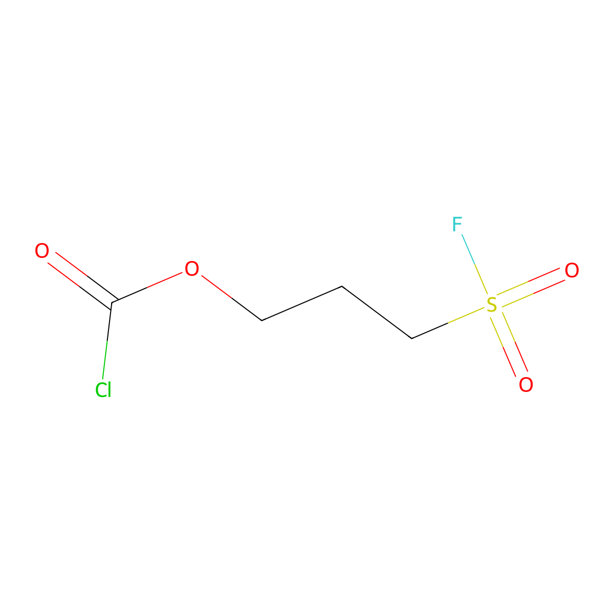 3-((Chlorocarbonyl)oxy)propane-1-sulfonyl fluoride molecular structure, CAS 2680533-88-2