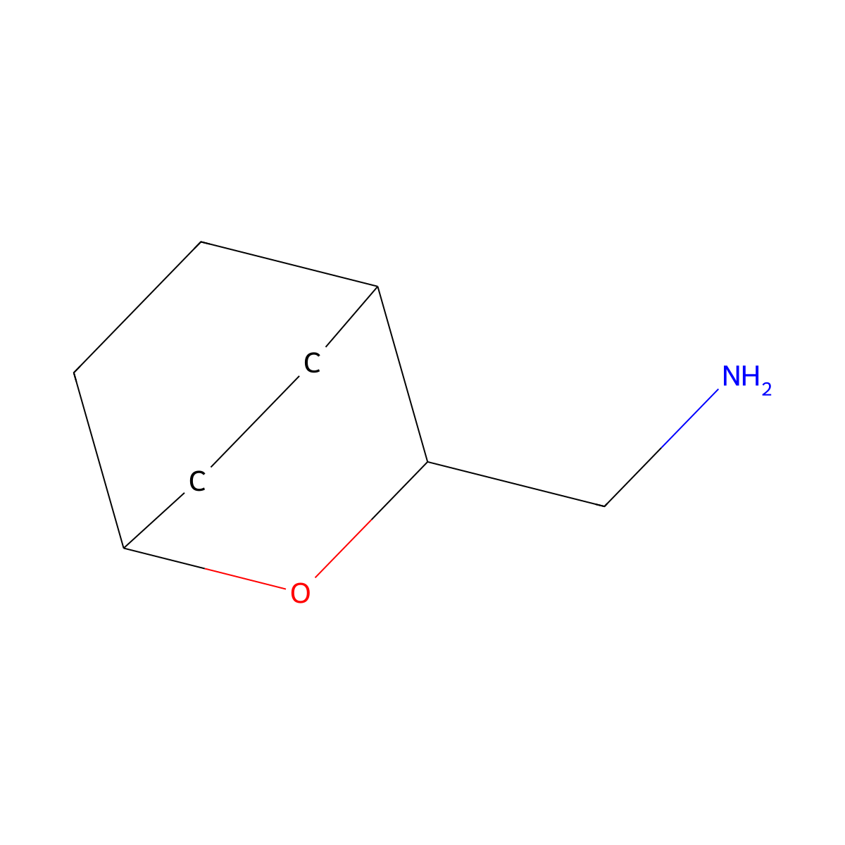1-{2-Oxabicyclo[2.2.2]octan-3-yl}methanamine molecular structure, CAS 2680534-40-9